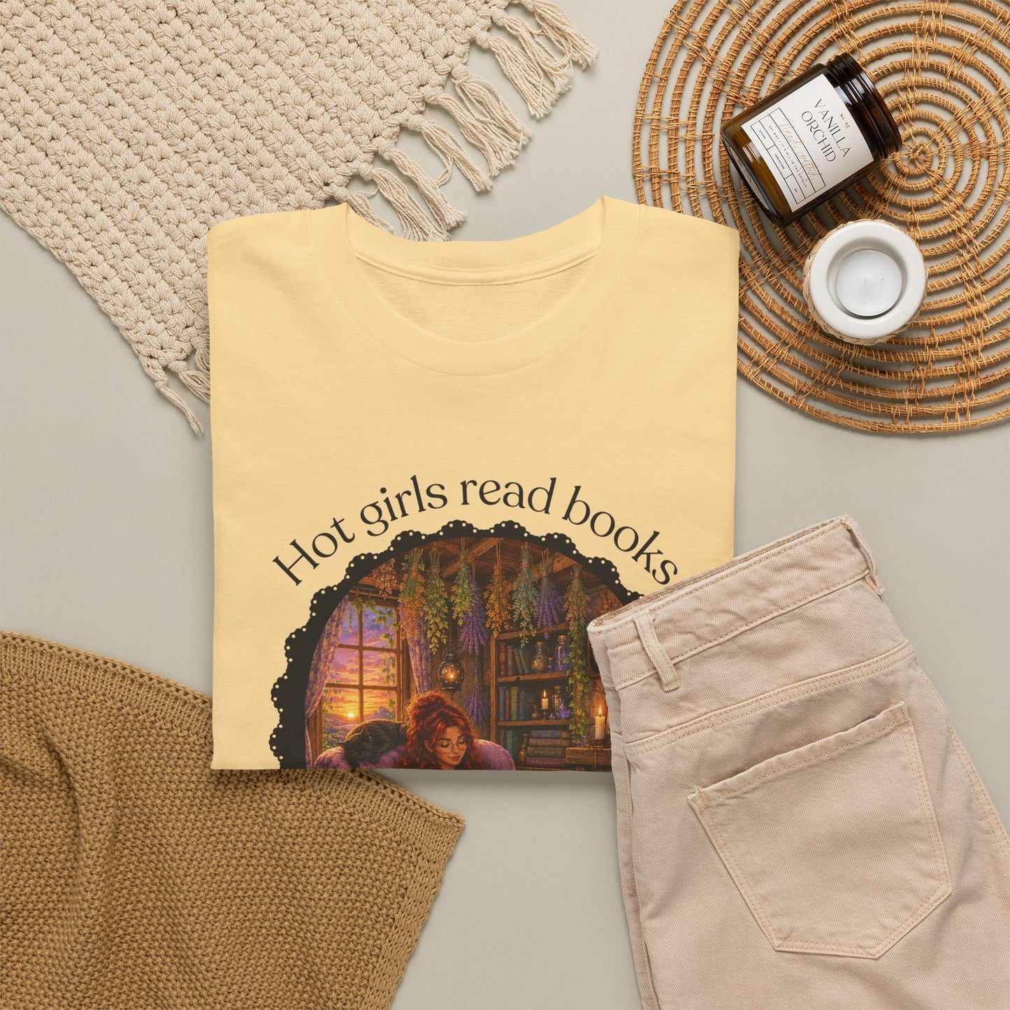 Hot Girls Read Books Tshirt | Andi B. Designs