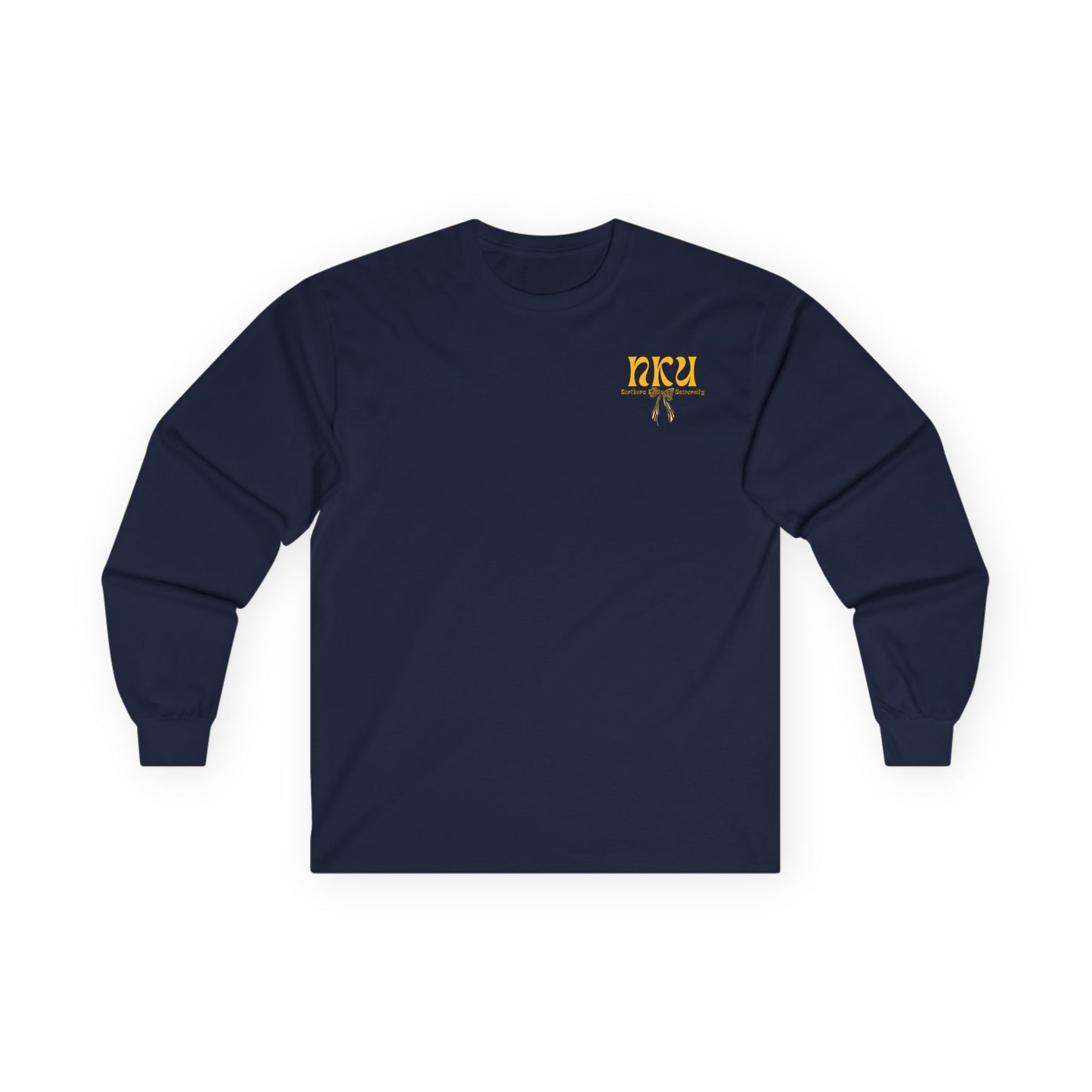 NKU Norse Ombre Stack Long Sleeve Tee
