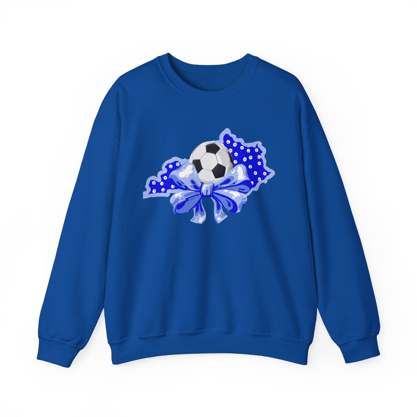 Soccer and Bows Kentucky Crewneck
