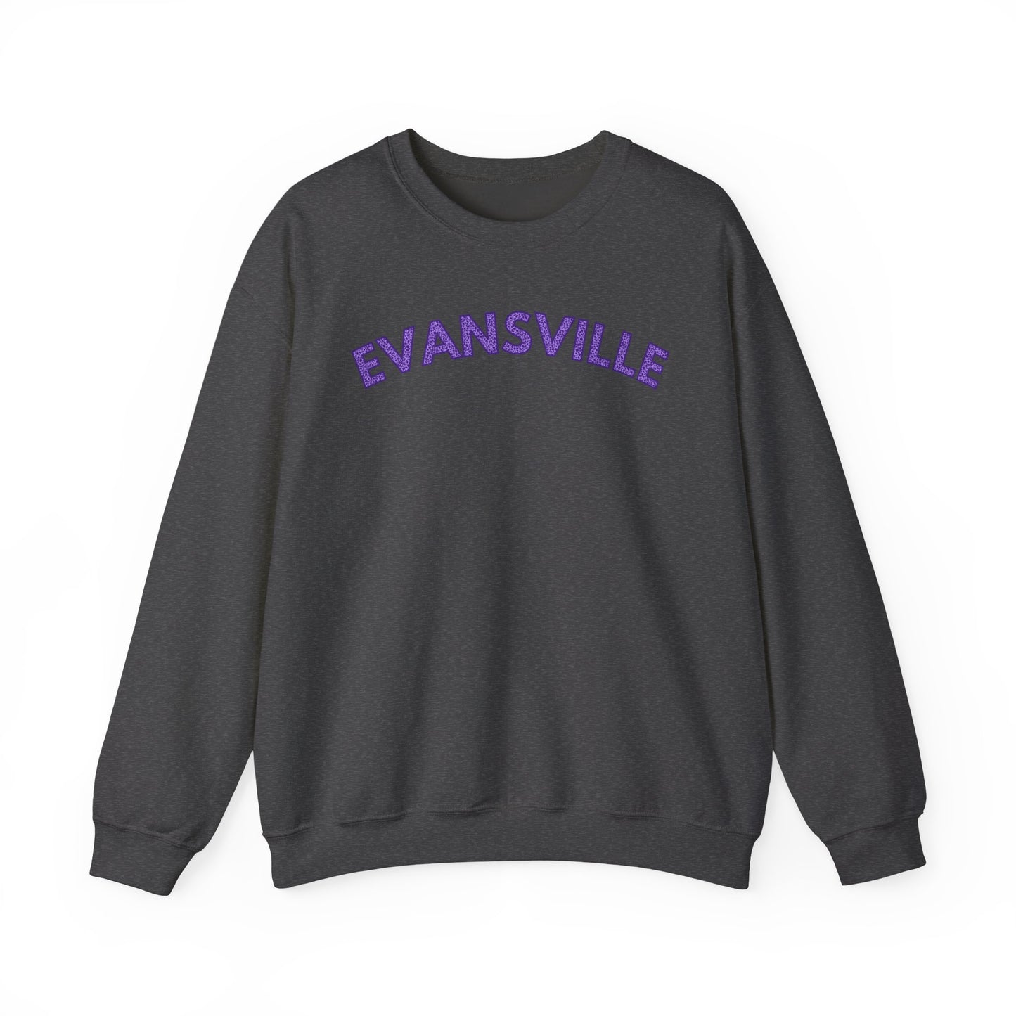 Evansville Leopard Font Crewneck