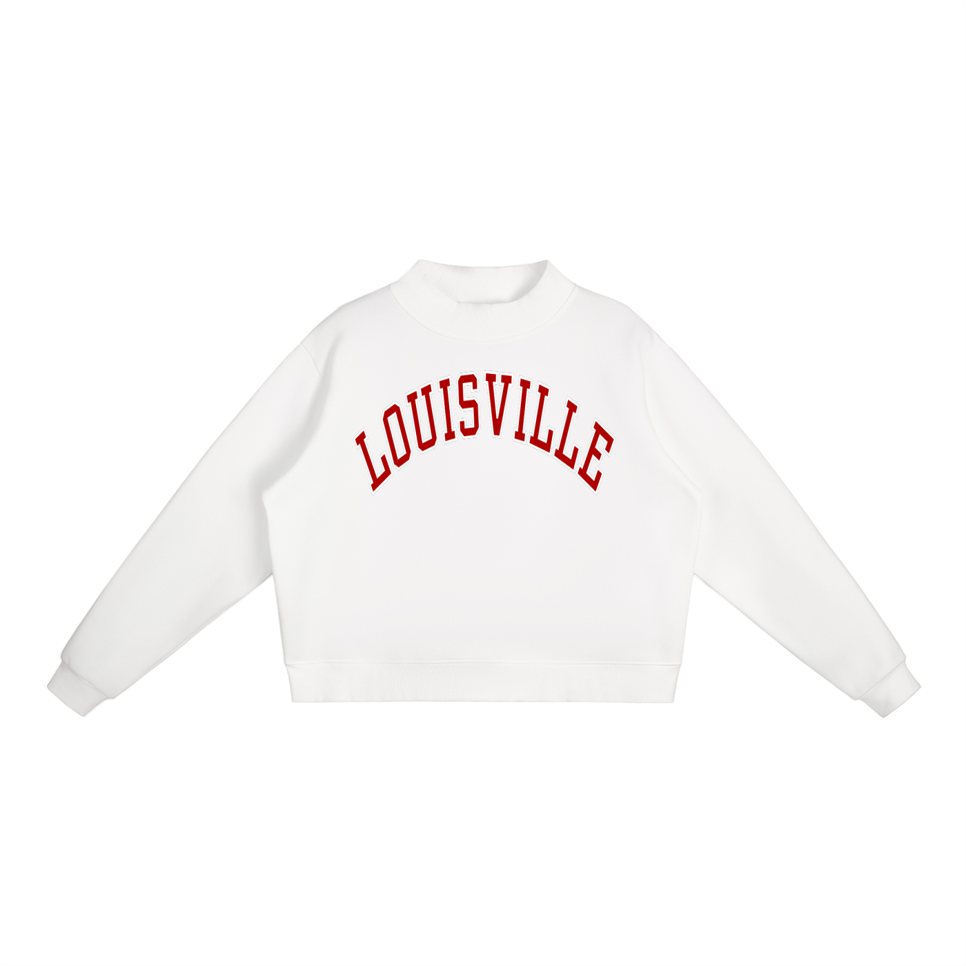 Louisville,Parke Dupe,UofL,Cardinals,Parke-Like,Mock,Mock Neck,Trendy