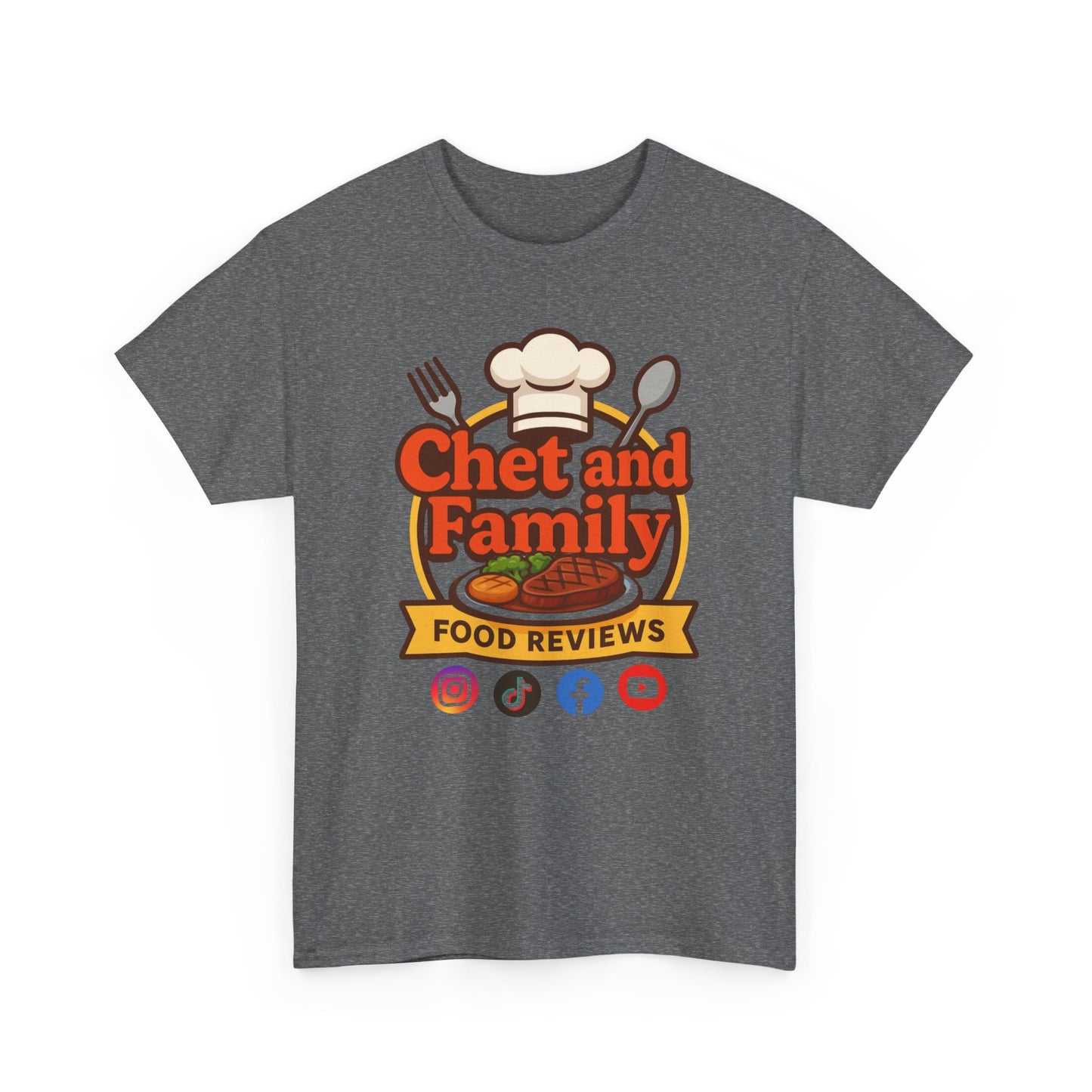 Chet and Family Food Review Tee