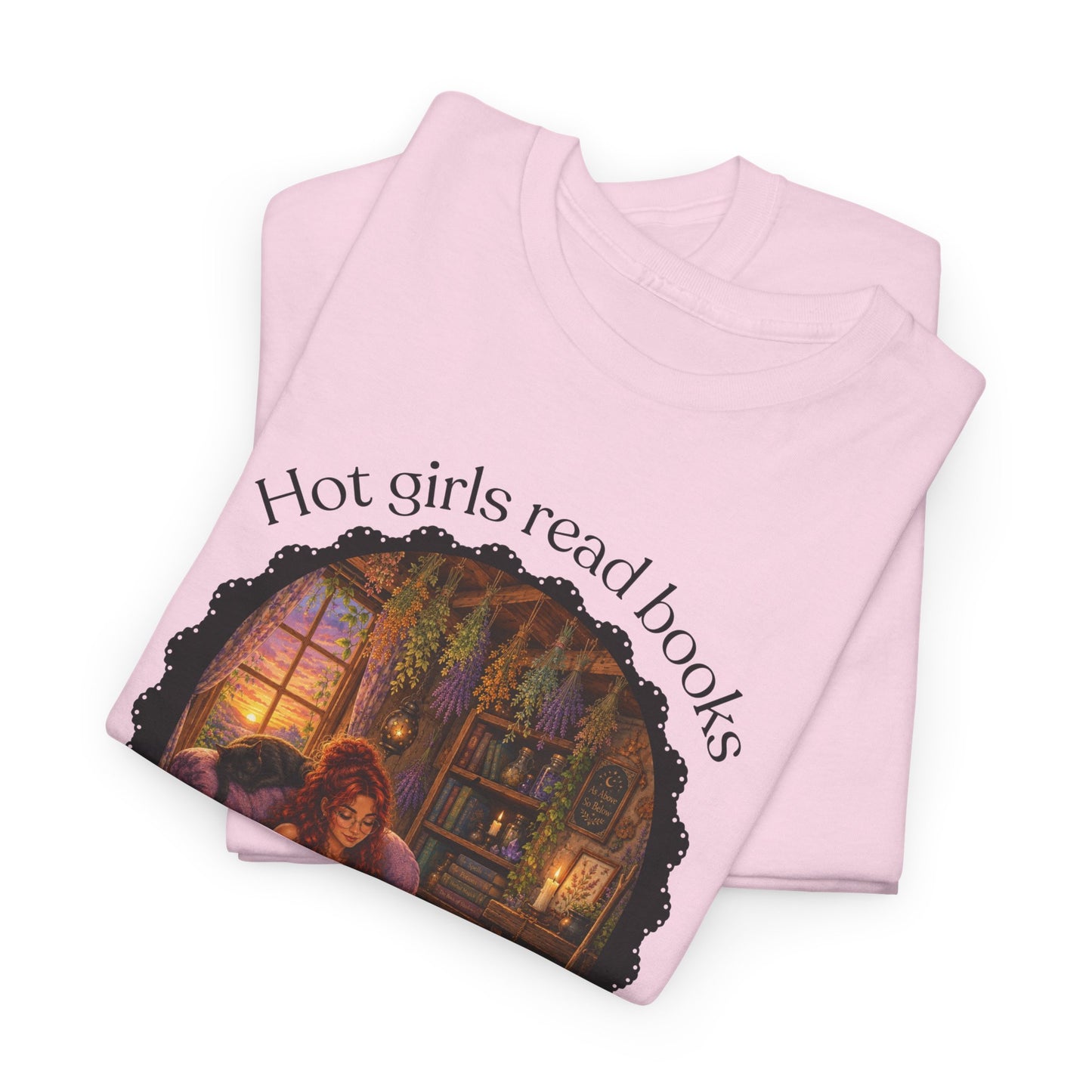 Hot Girls Read Books Tshirt | Andi B. Designs