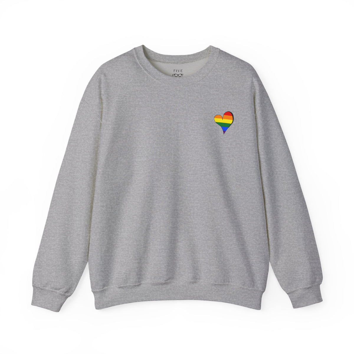 Kentucky Rainbow Stacked Font Crewneck Sweatshirt