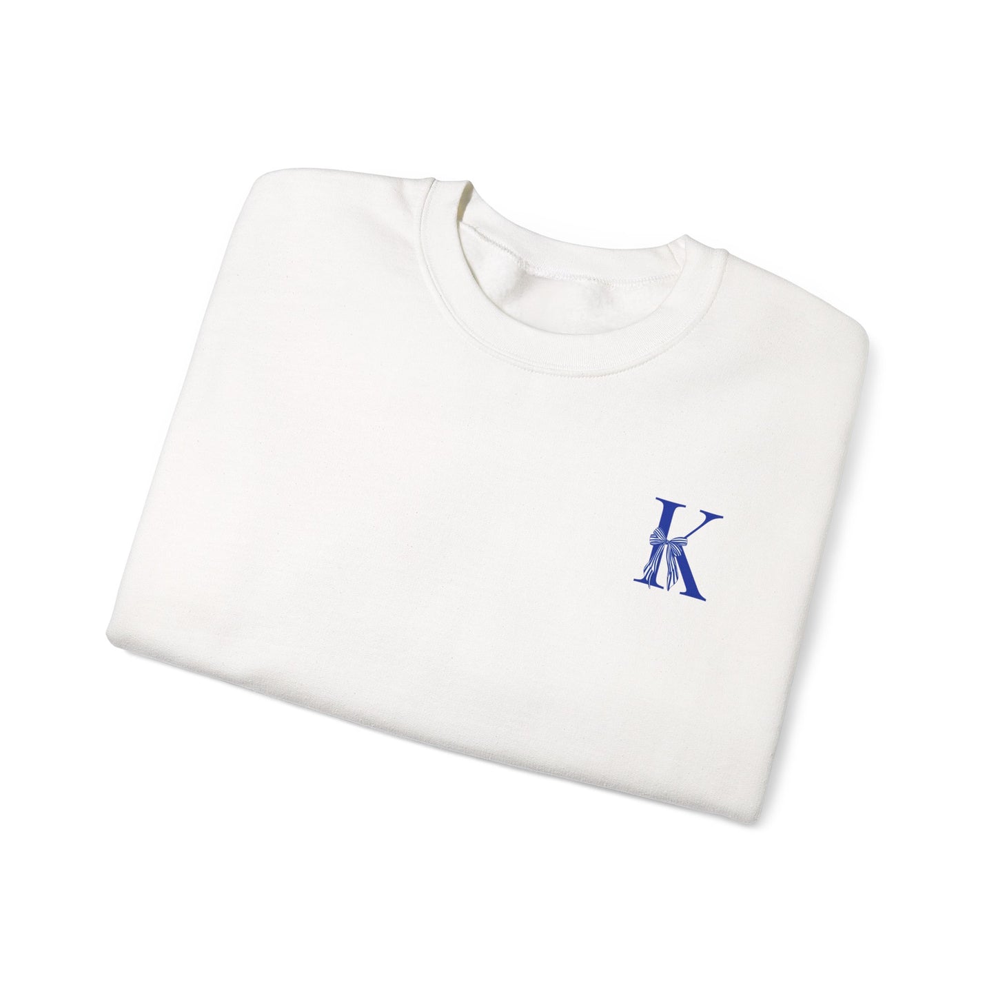 University of Kentucky Blue Striped Bow Back Crewneck