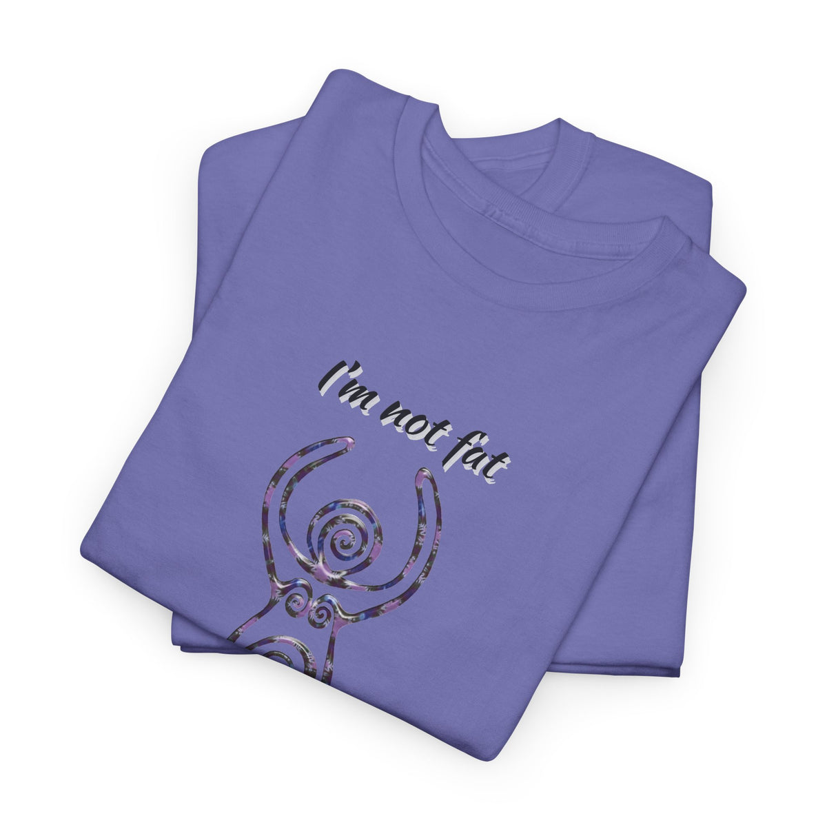 Goddess Sized Tee — "I'm not fat, I'm Goddess Sized" Empowerment T‑Shirt | Andi B. Designs