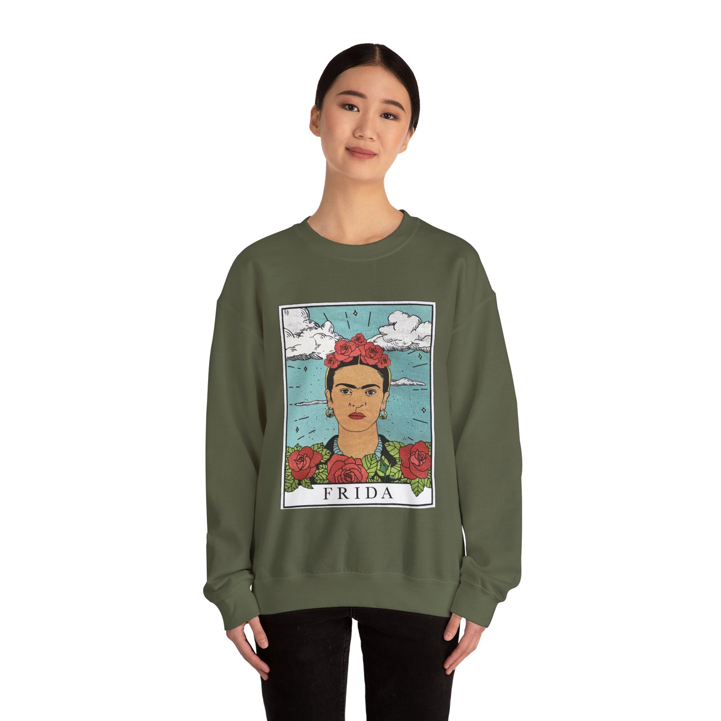 Frida Kahlo Portrait Crewneck