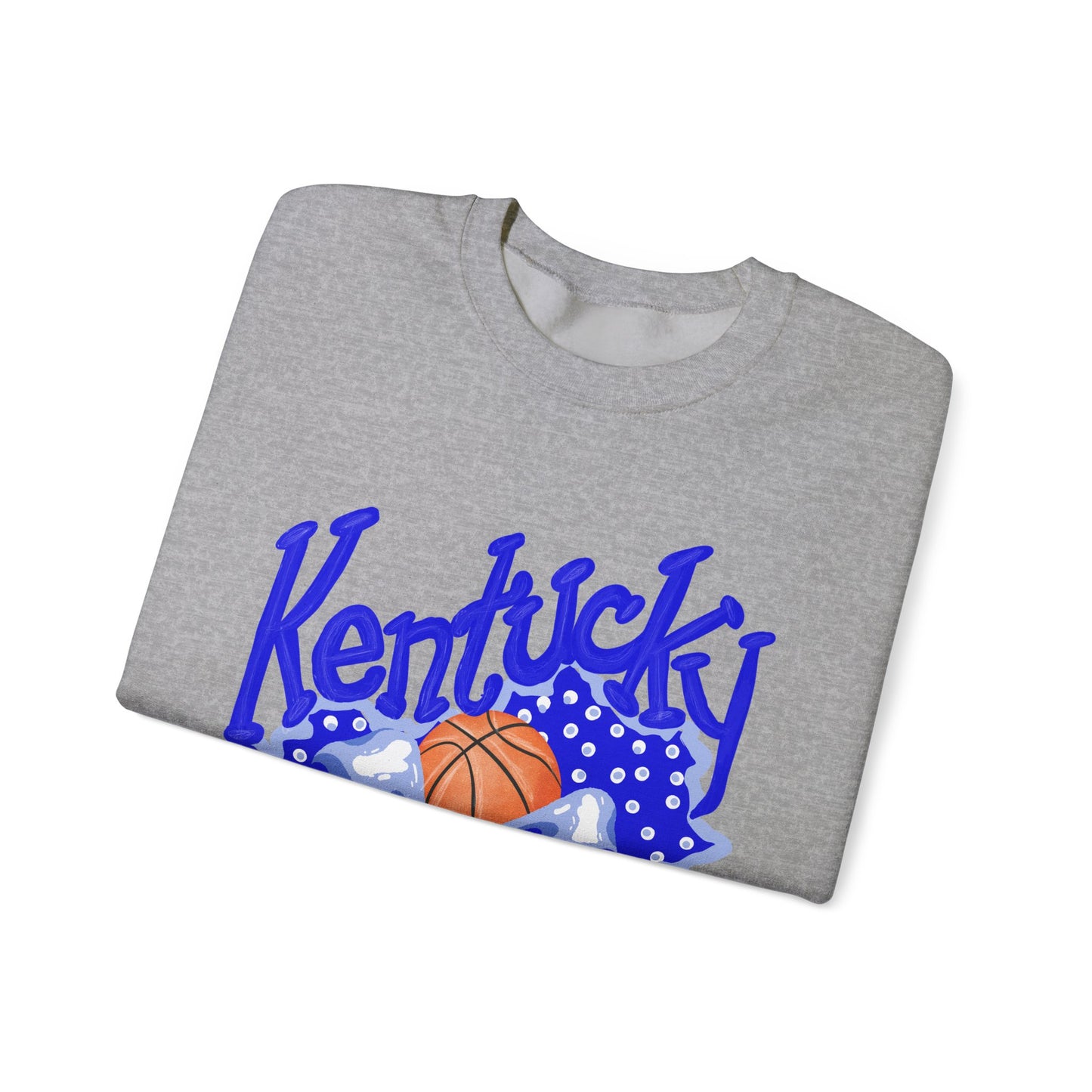 Basketball and Bows Kentucky Crewneck