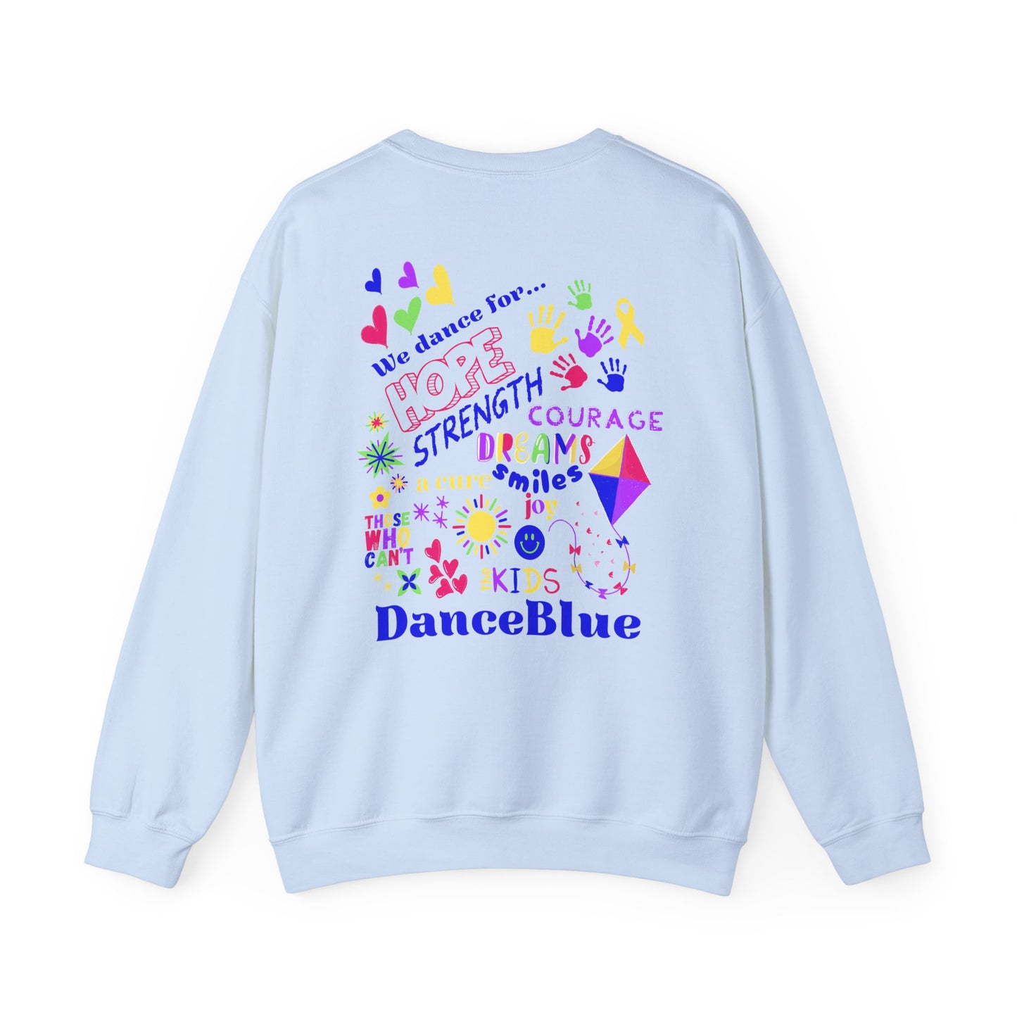 DanceBlue Hope & Strength Bright Crewneck