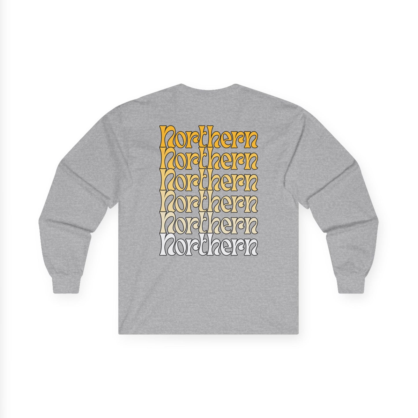 NKU Norse Ombre Stack Long Sleeve Tee