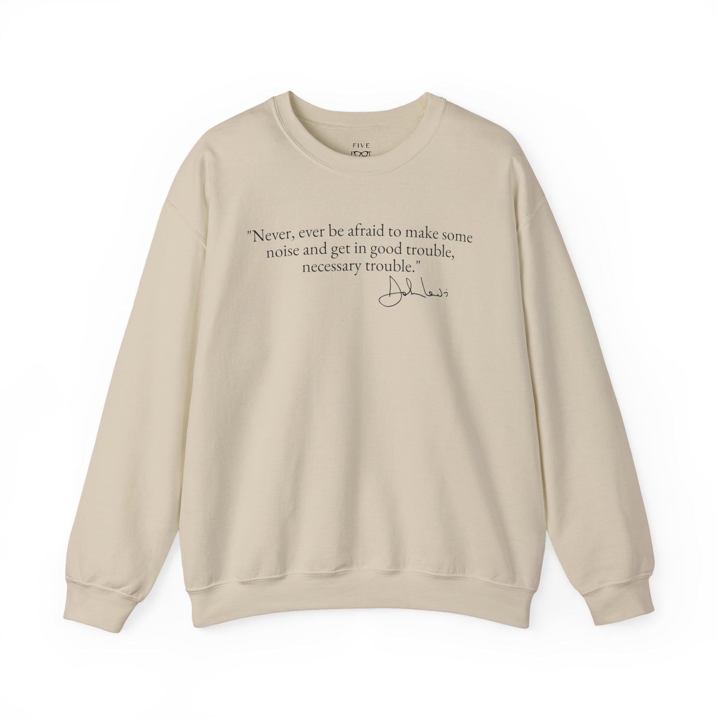 Good Trouble Crewneck | Black Font