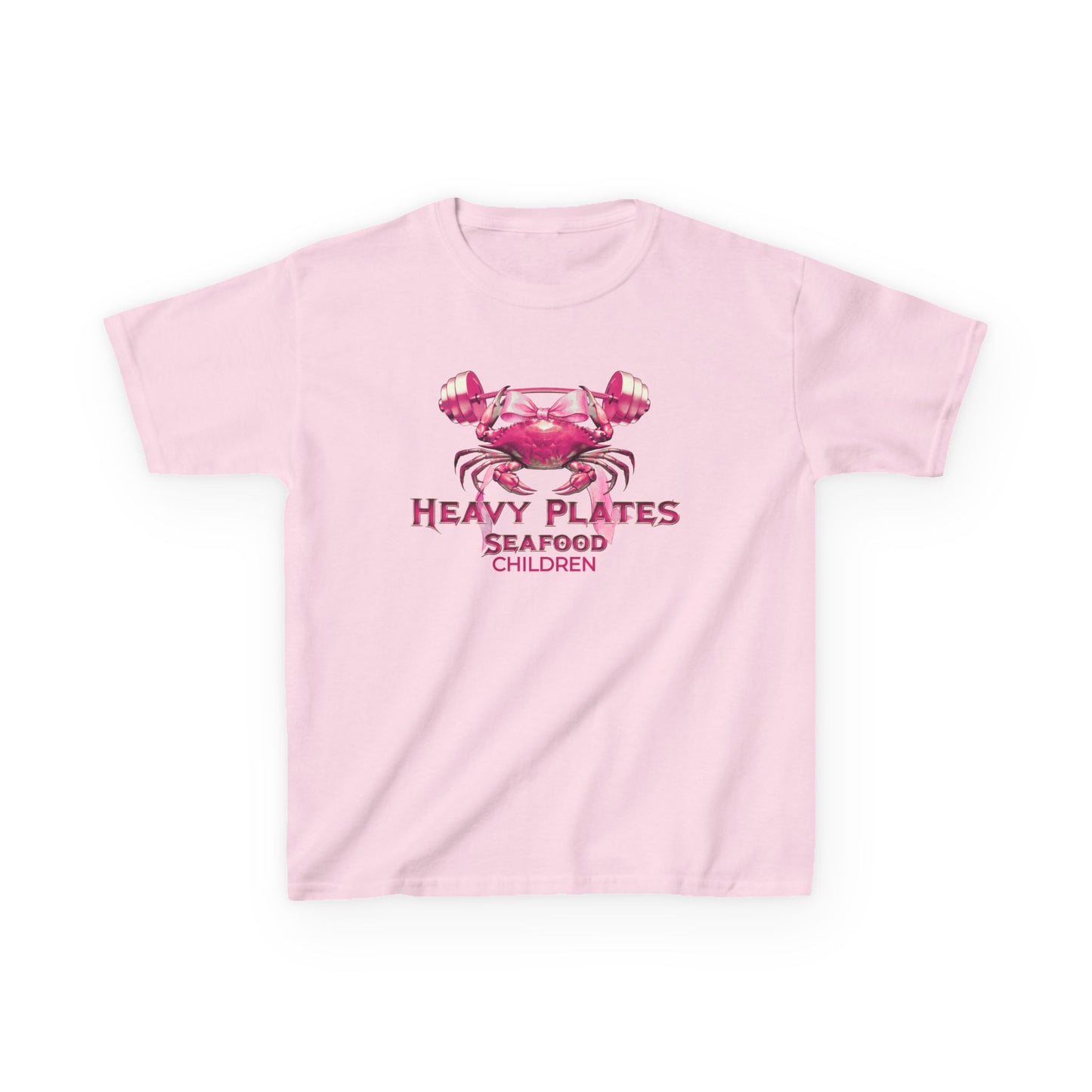 Heavy Plates Kids Bow Tshirt