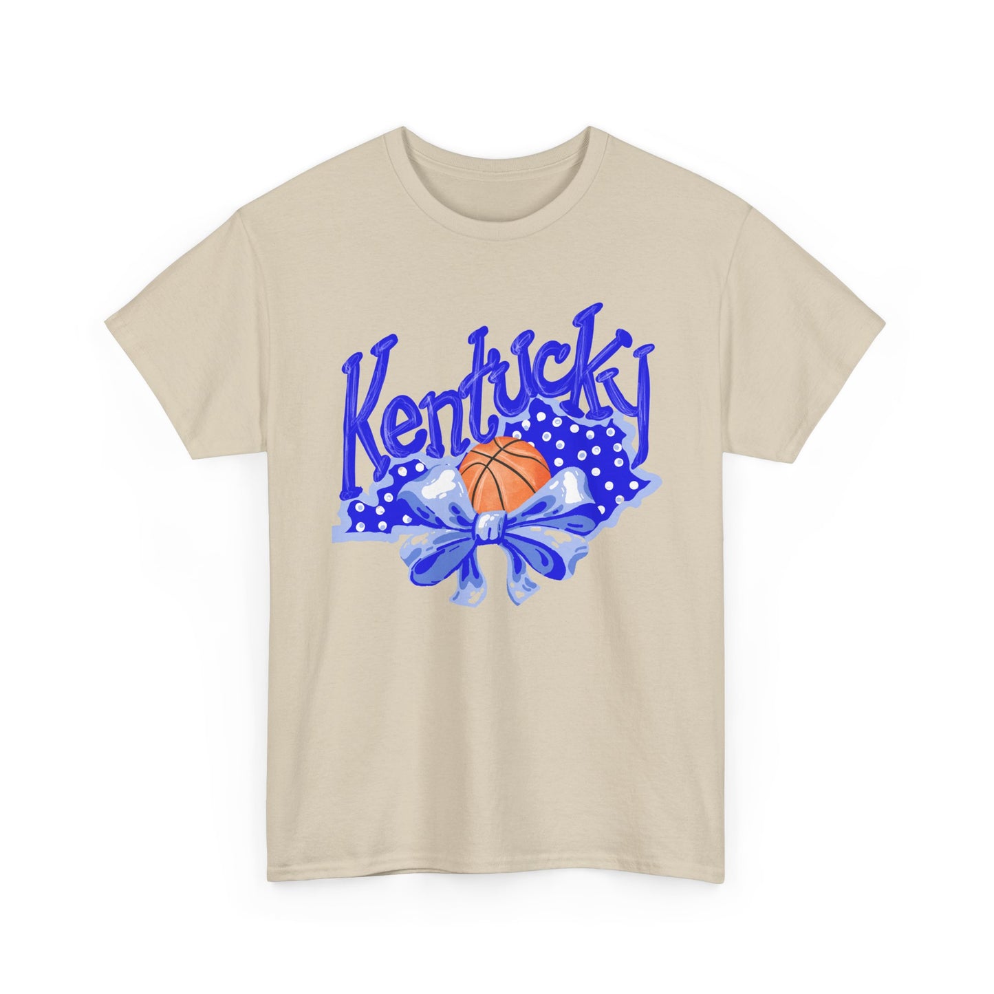 Basketball and Bows Kentucky Tee