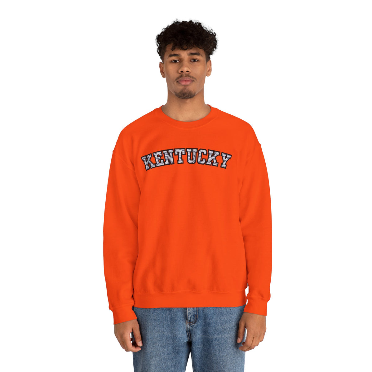 Kentucky Grey Modern Camo Crewneck Sweatshirt