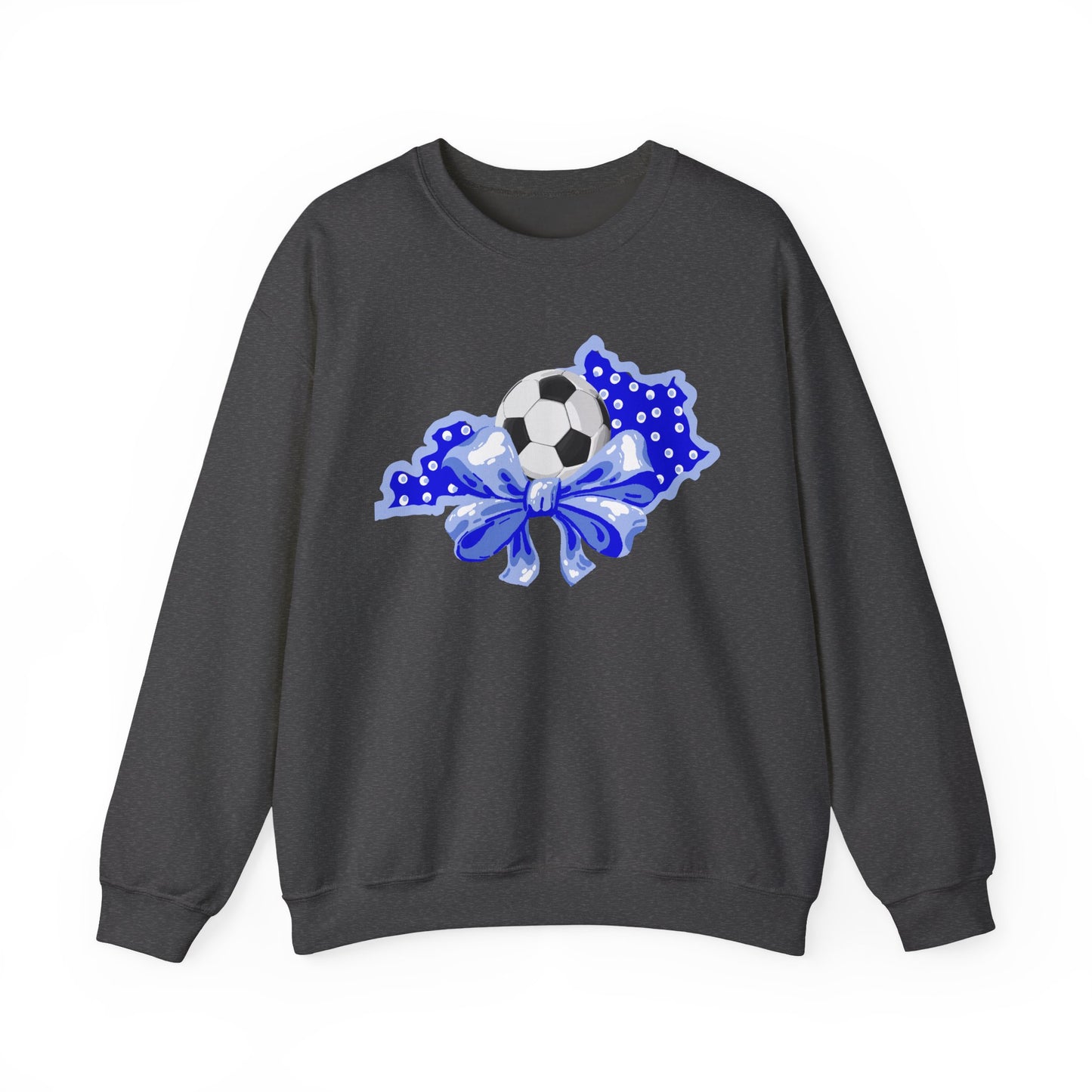 Soccer and Bows Kentucky Crewneck