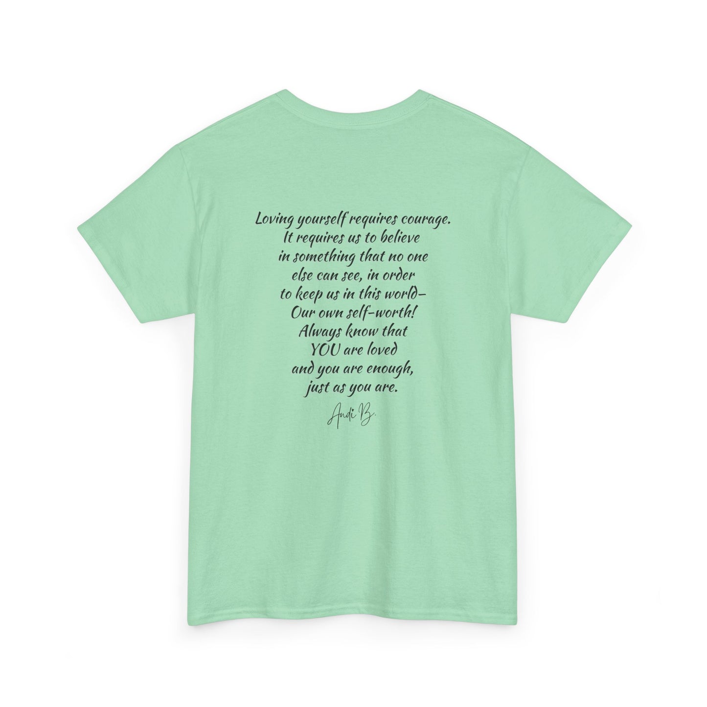 Goddess Tee #2 — "I'm Not Fat, I'm Goddess Sized" Women's Empowerment T-Shirt | Andi B. Designs