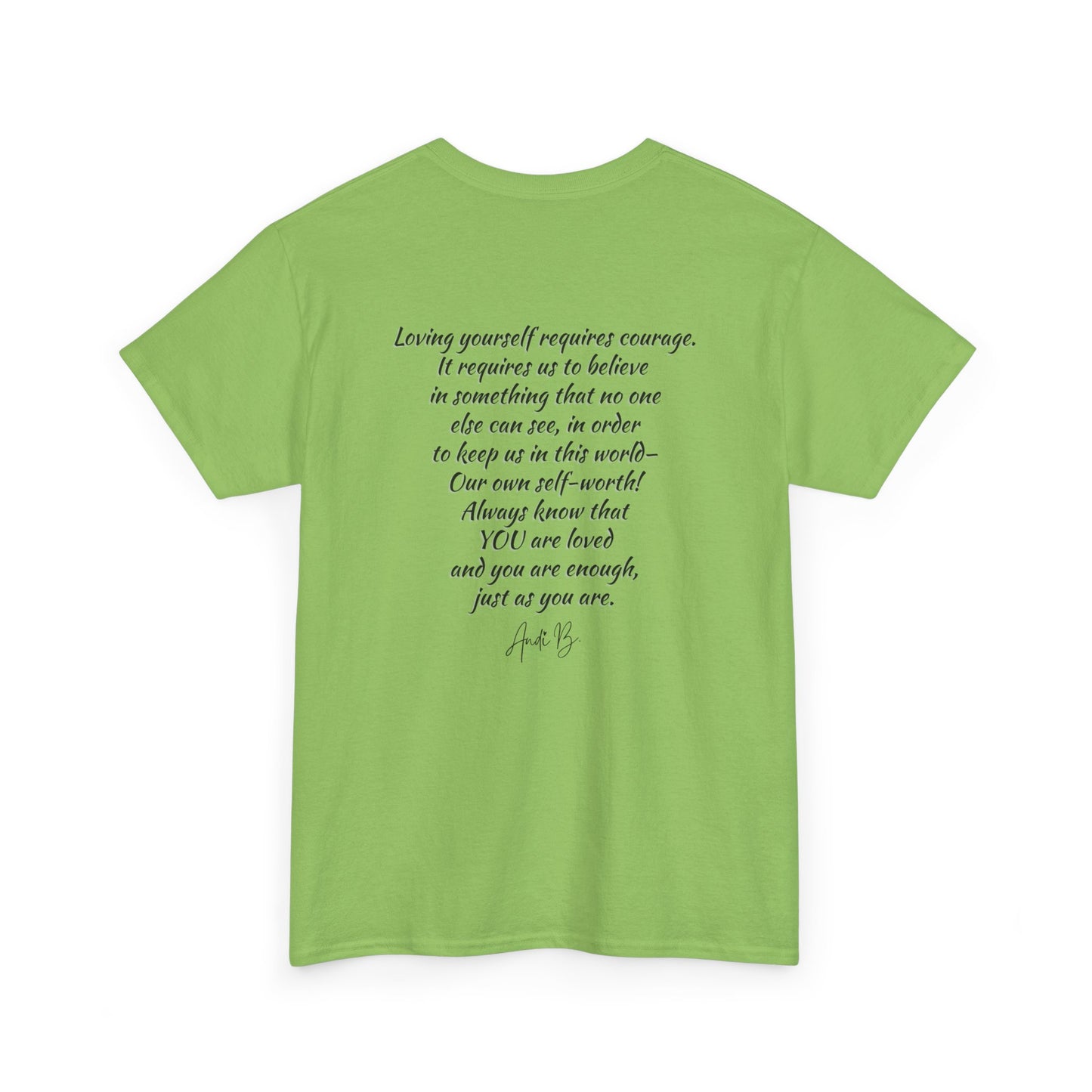Goddess Tee #2 — "I'm Not Fat, I'm Goddess Sized" Women's Empowerment T-Shirt | Andi B. Designs