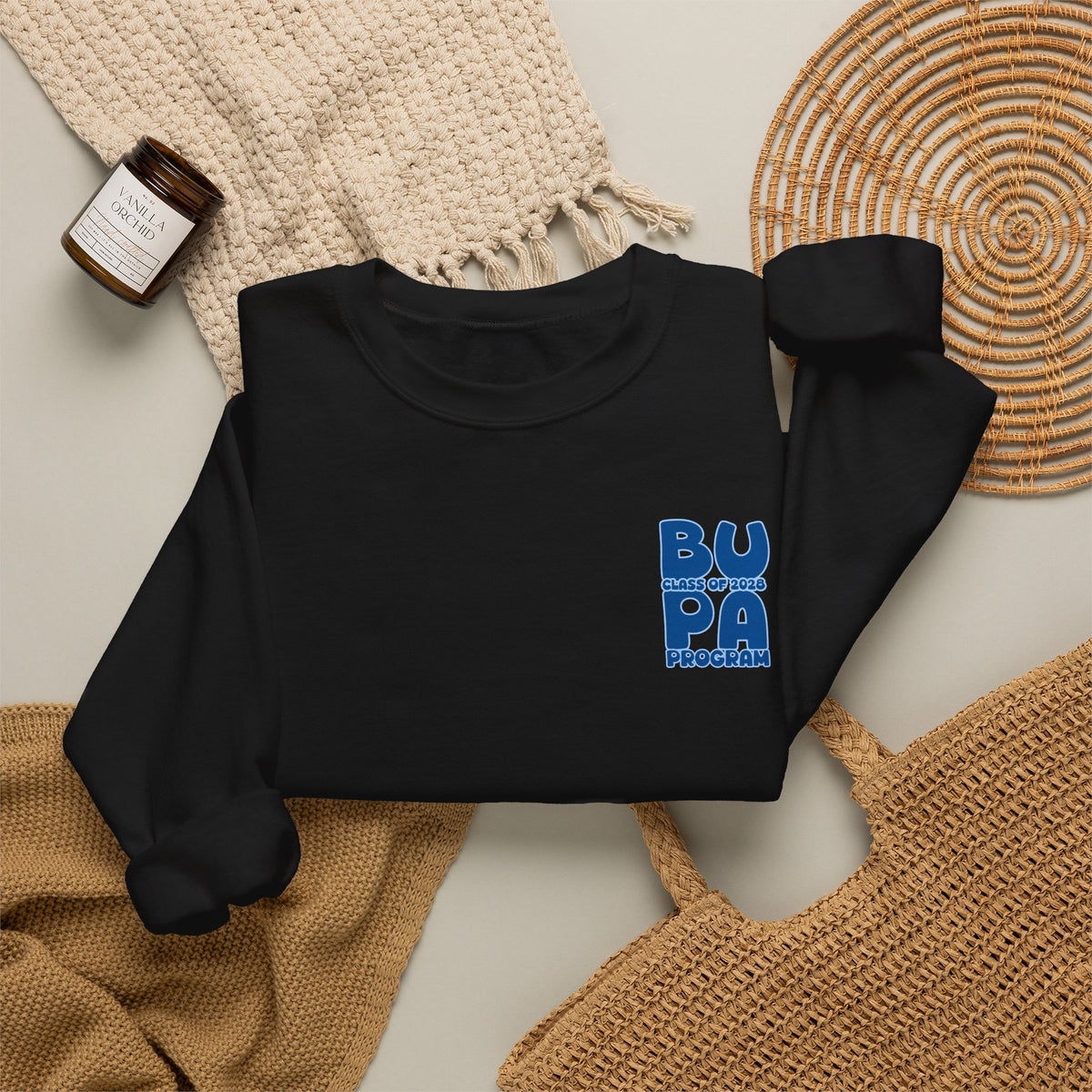 Brescia PA Program Blue Ombre Graphic Crewneck Sweatshirt