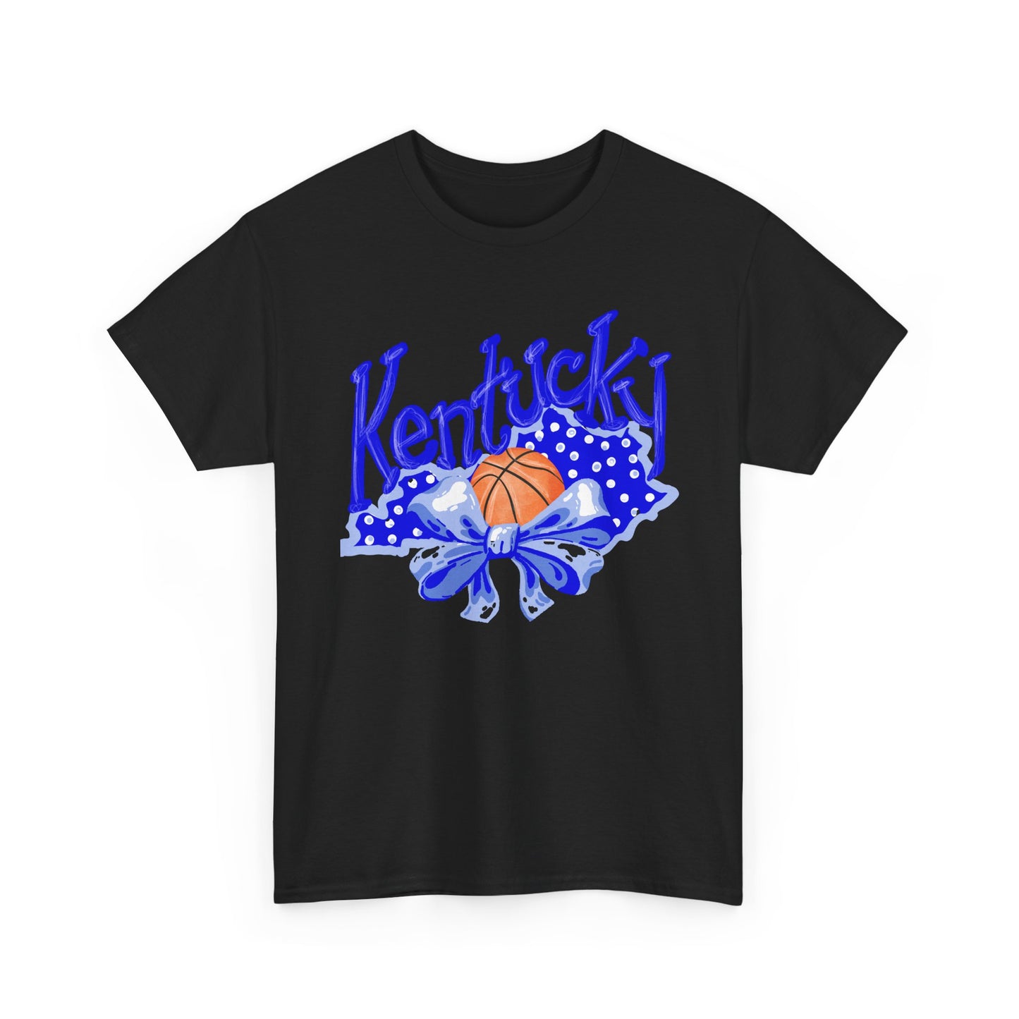 Basketball and Bows Kentucky Tee
