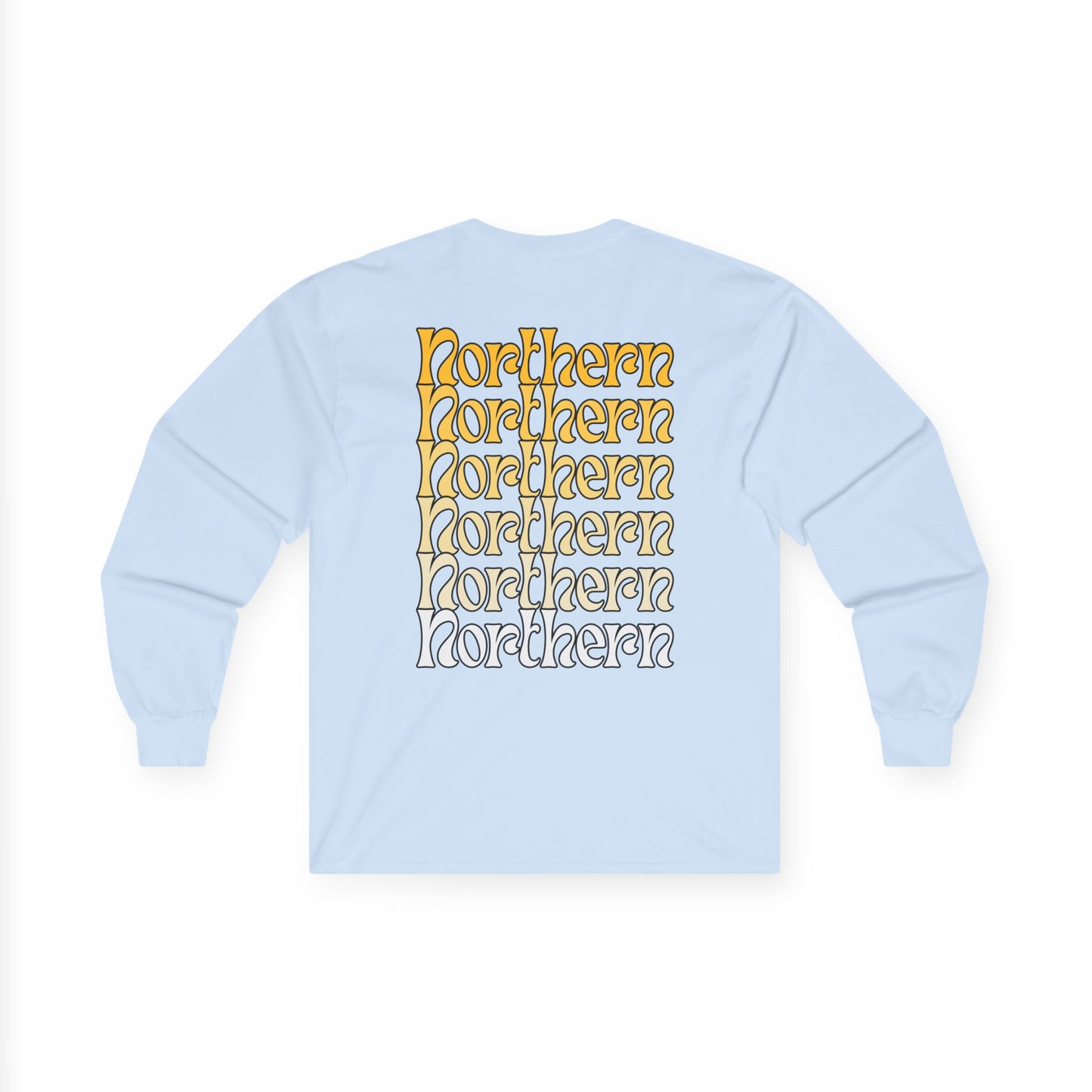 NKU Norse Ombre Stack Long Sleeve Tee