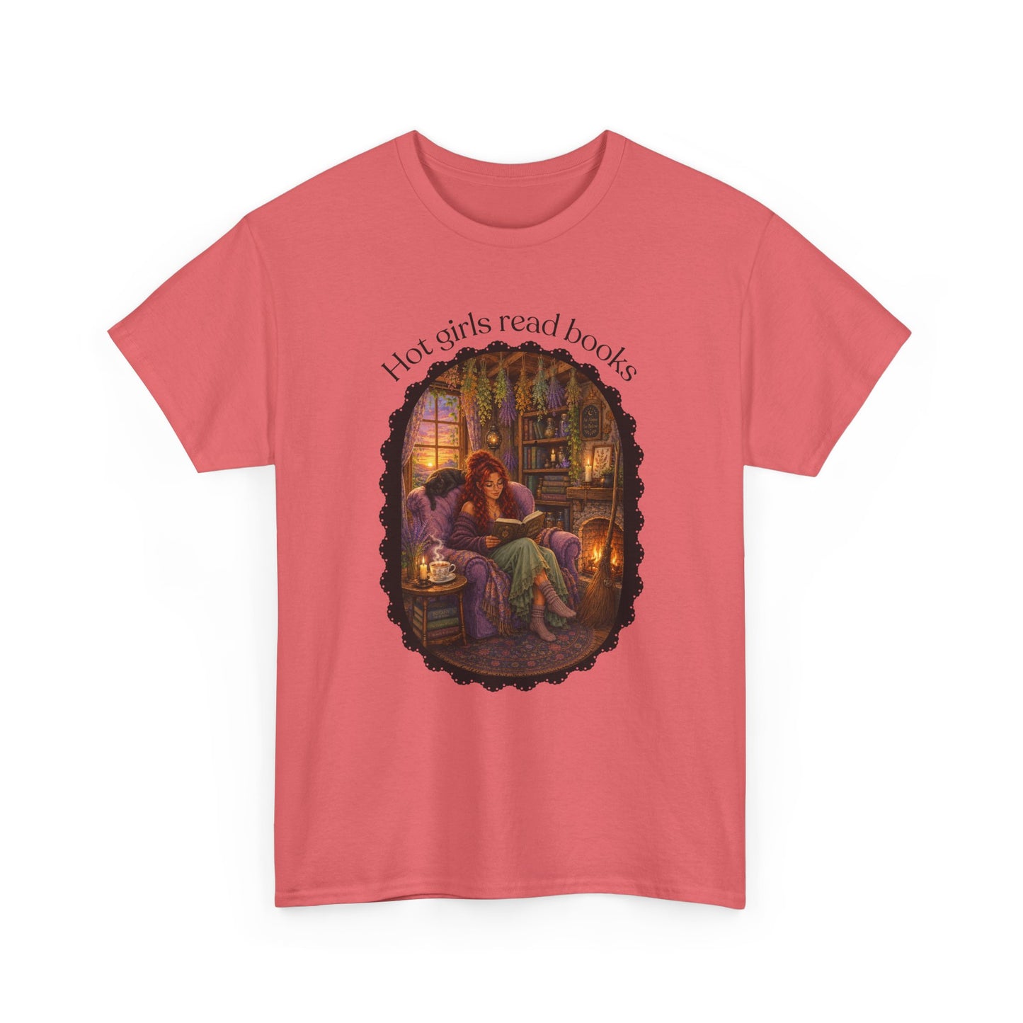 Hot Girls Read Books Tshirt | Andi B. Designs