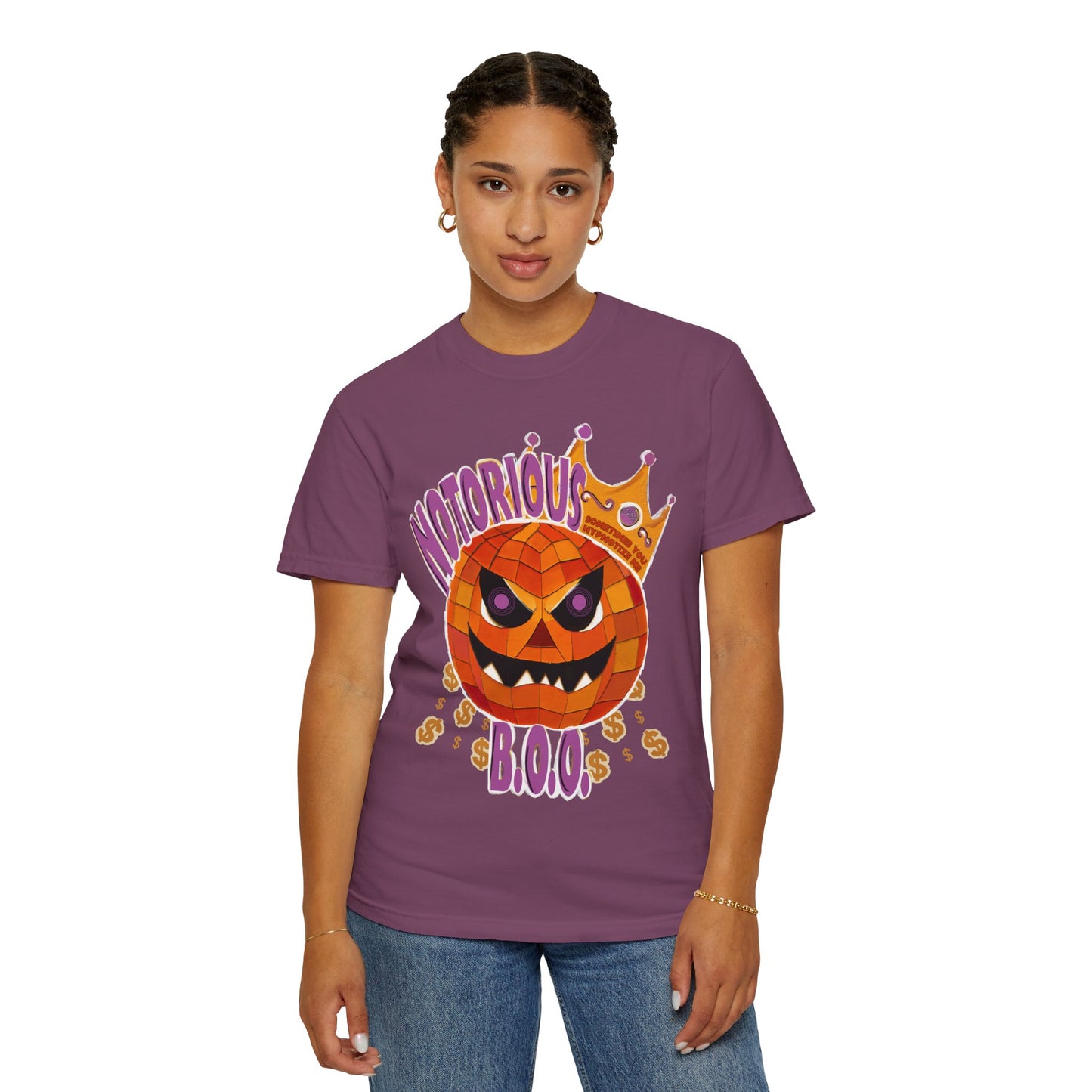Notorious B.O.O. T-shirt | Halloween Jack-o'-Lantern Design