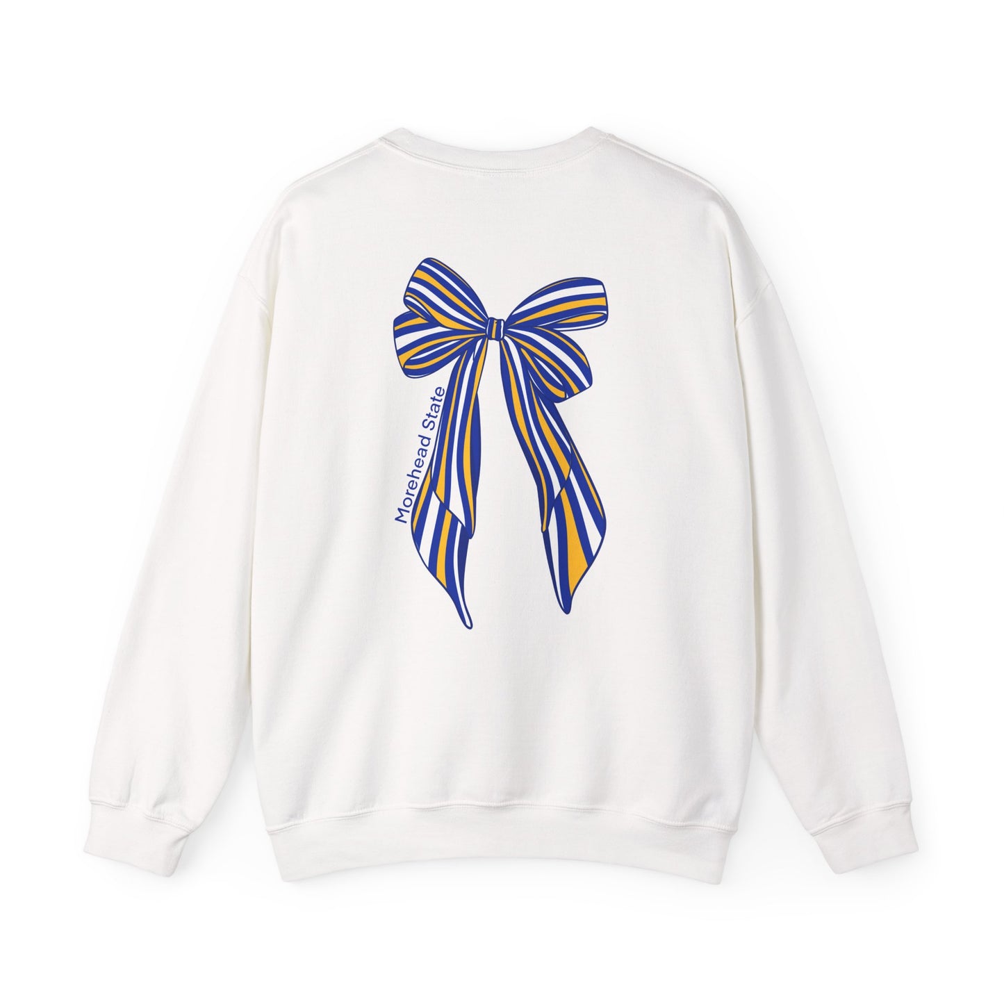 Morehead State Striped Bow Crewneck