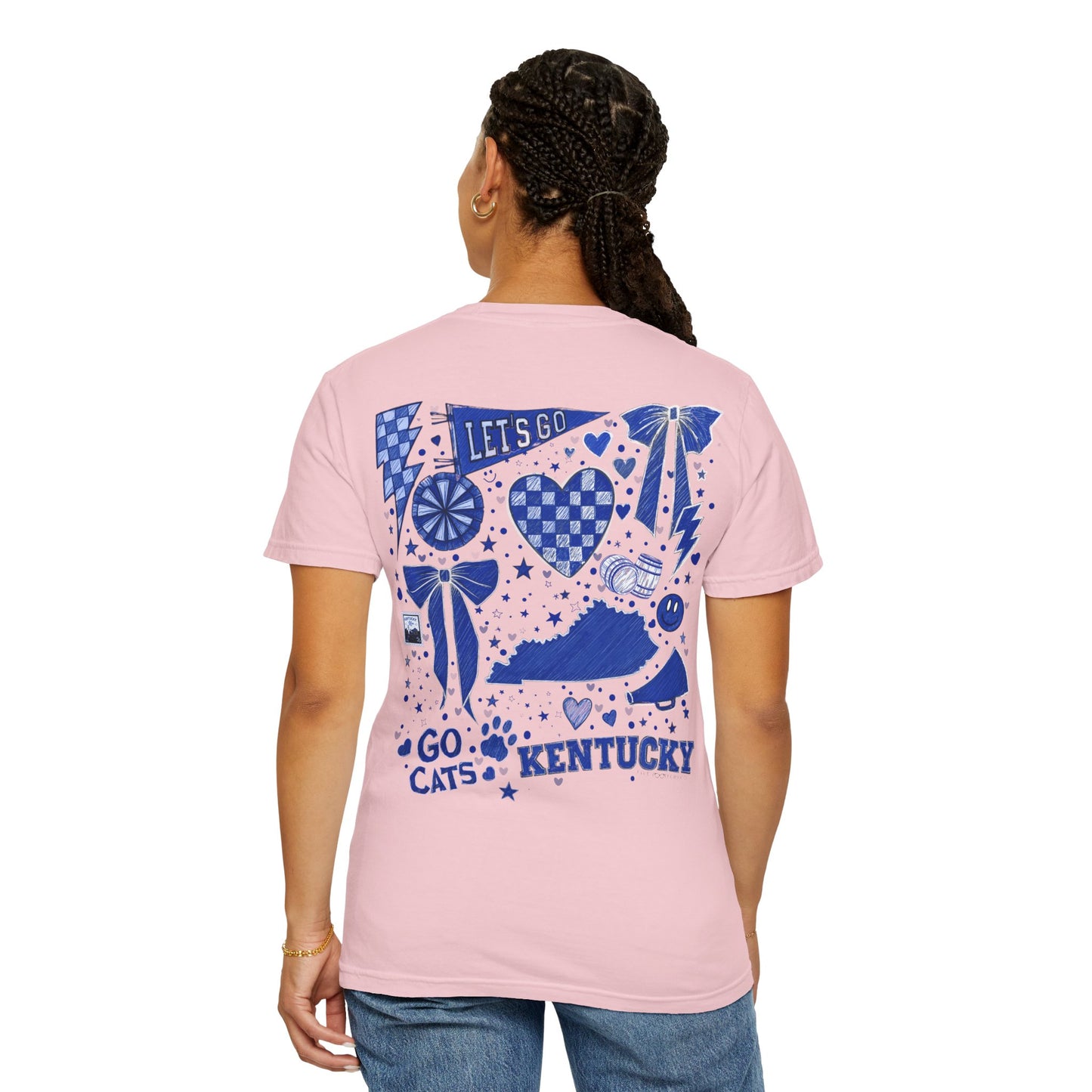 Kentucky Game Day Collage Tshirt | Cute Preppy Coquette