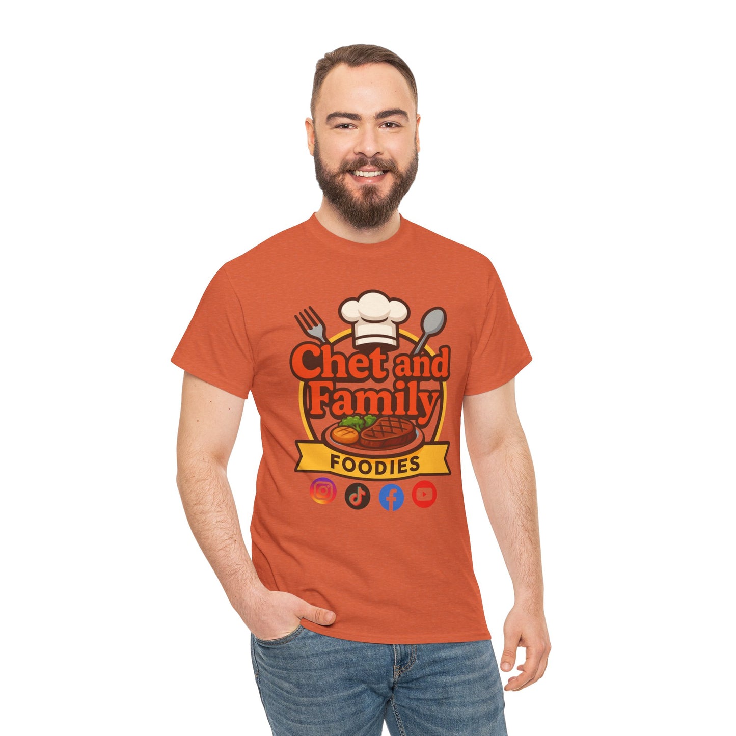 Chet and Family Foodies Tee