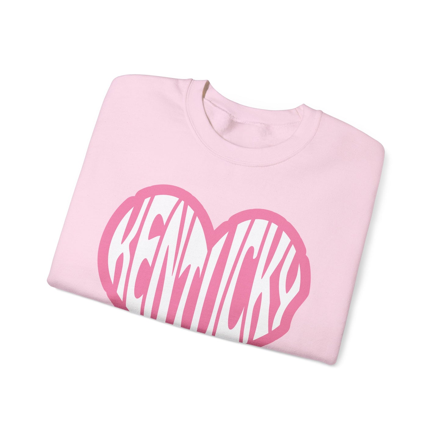 Kentucky Pink Heart Crewneck