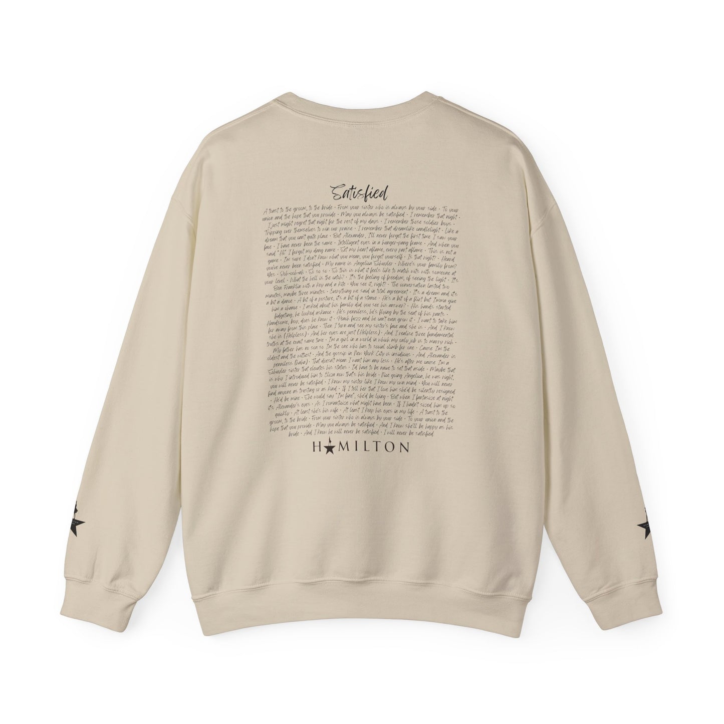 "Satisfied" - Musical Crewneck Sweatshirt