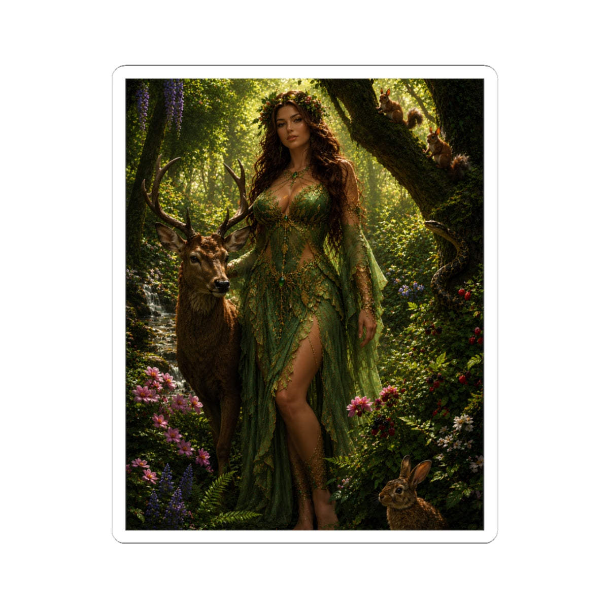 Earth Goddess Sticker | Andi B. Designs