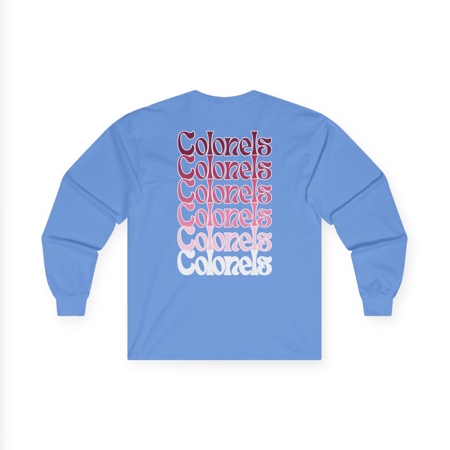 EKU Colonels Ombre Stack Long Sleeve Tee