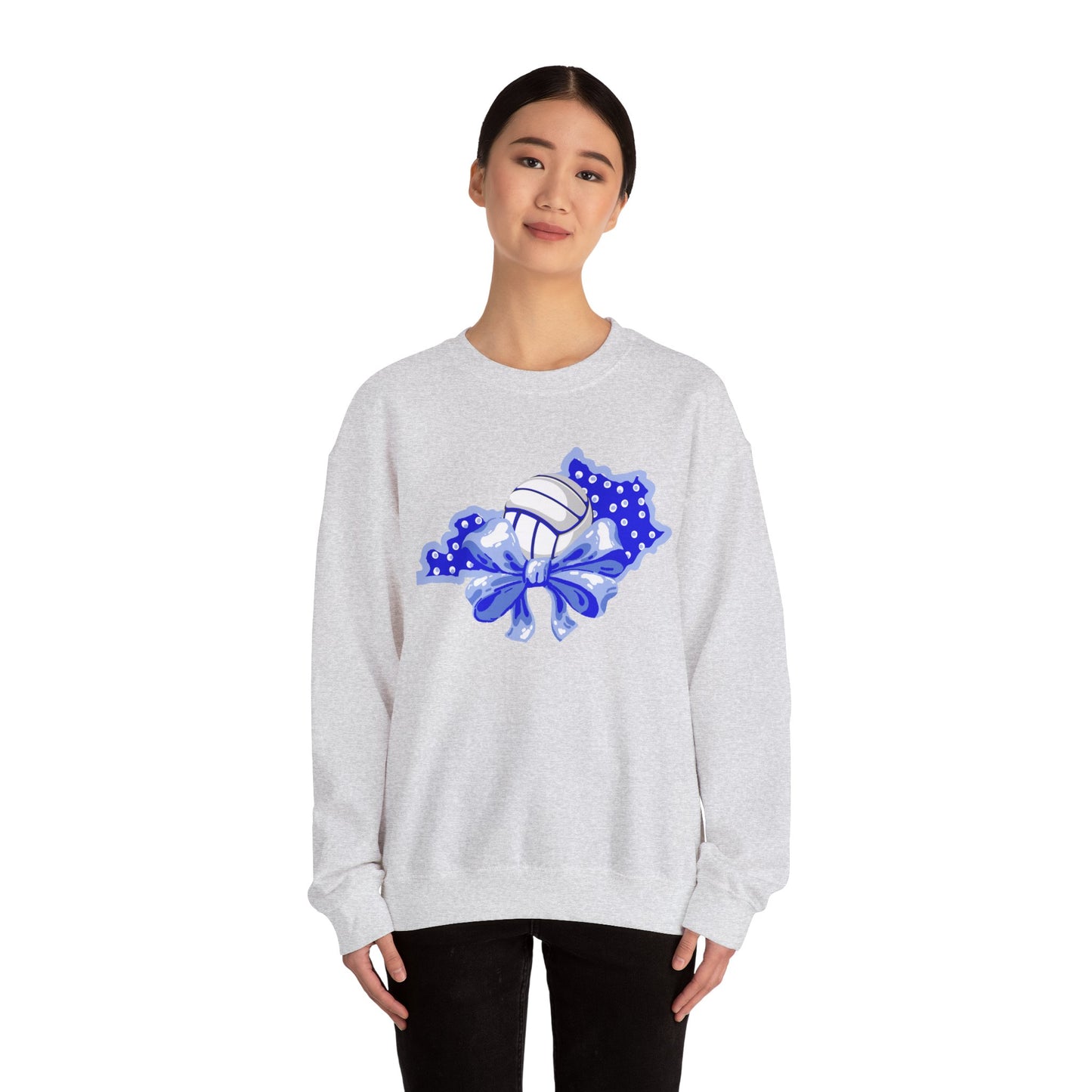 Volleyball and Bows Kentucky Crewneck