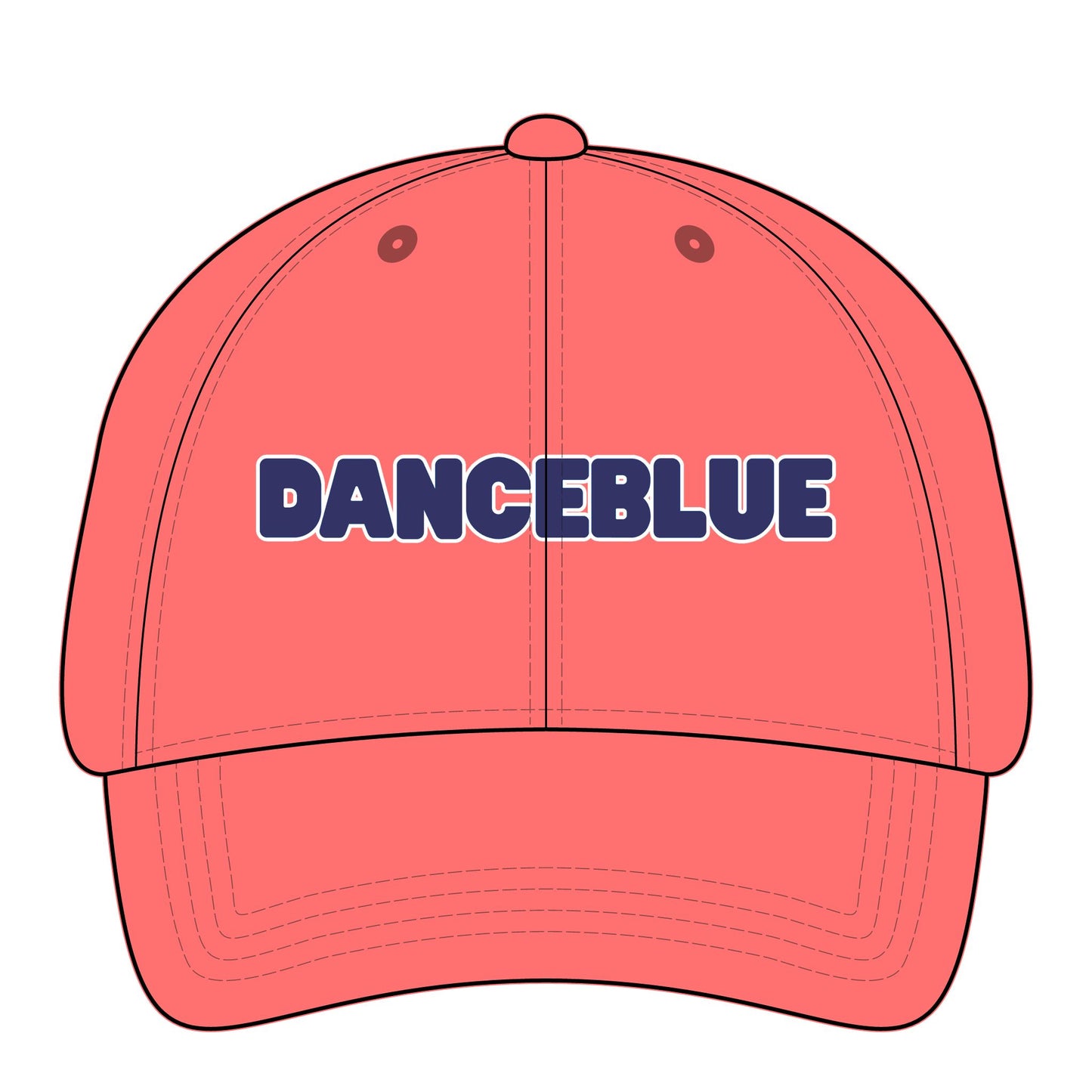 DanceBlue Hat - Kentucky Blue Font