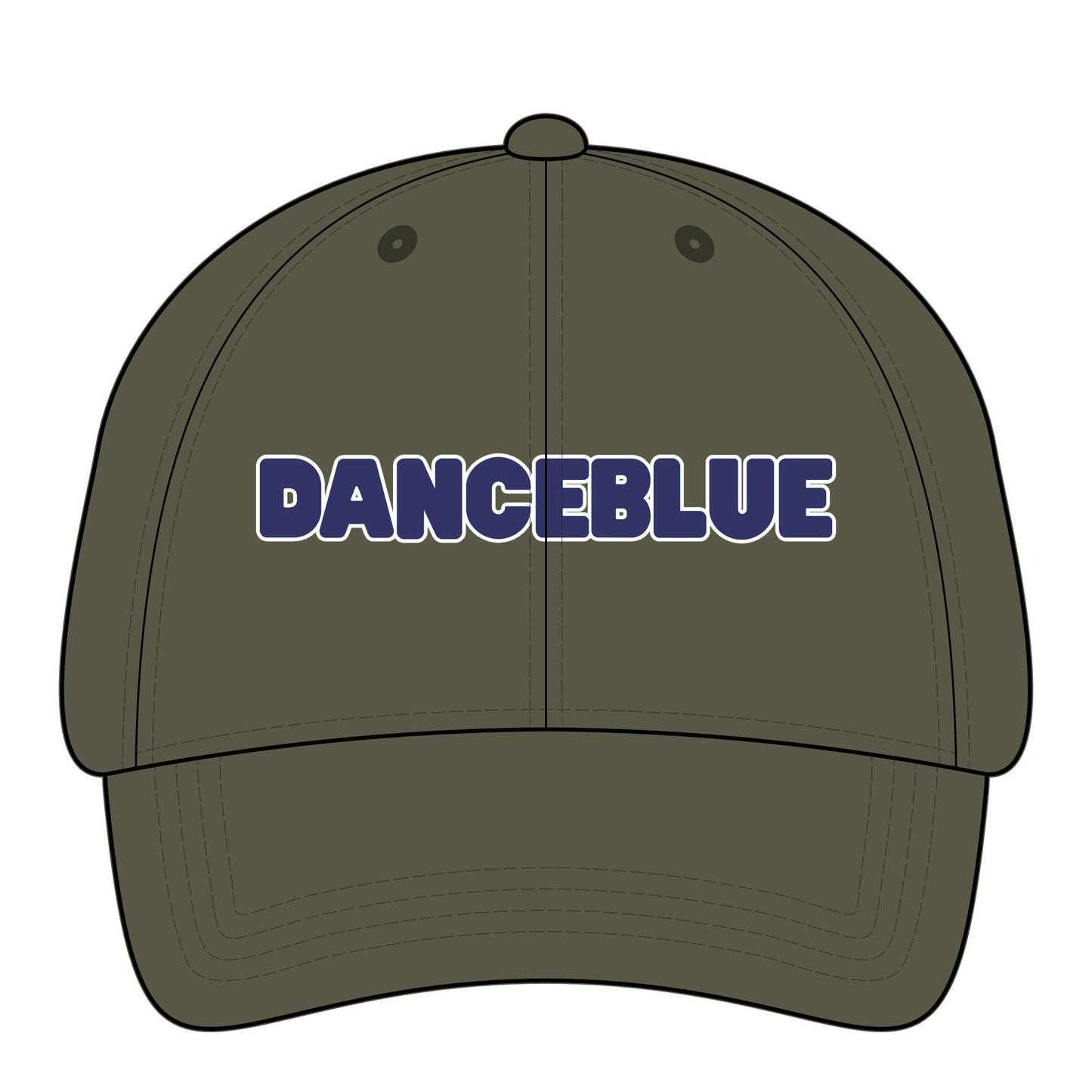 DanceBlue Hat - Kentucky Blue Font