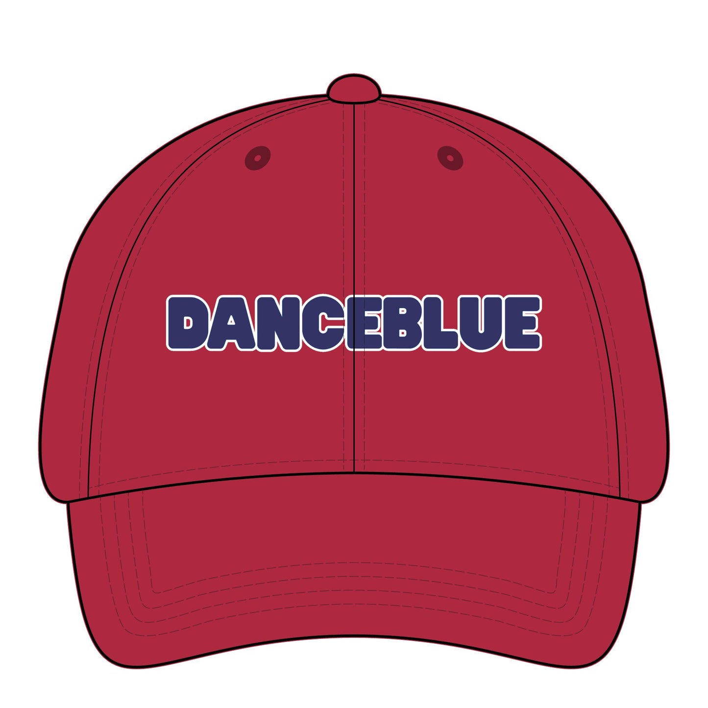 DanceBlue Hat - Kentucky Blue Font