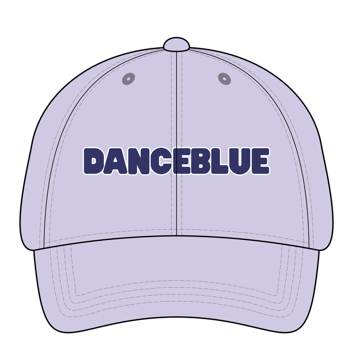 DanceBlue Hat - Kentucky Blue Font