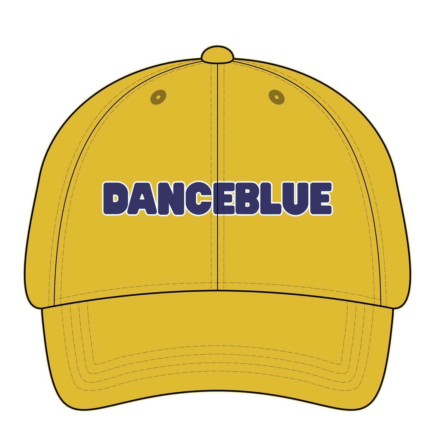 DanceBlue Hat - Kentucky Blue Font