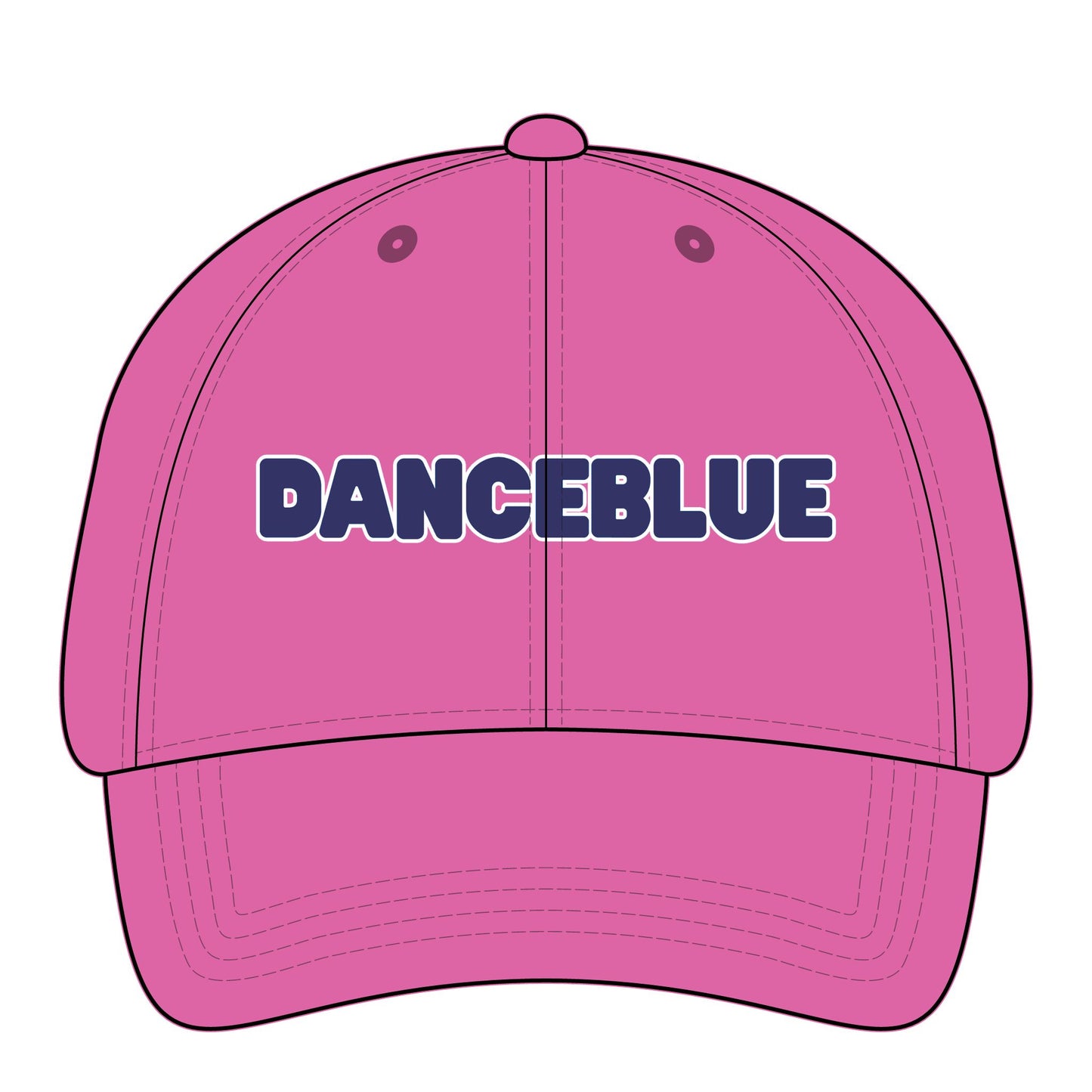 DanceBlue Hat - Kentucky Blue Font