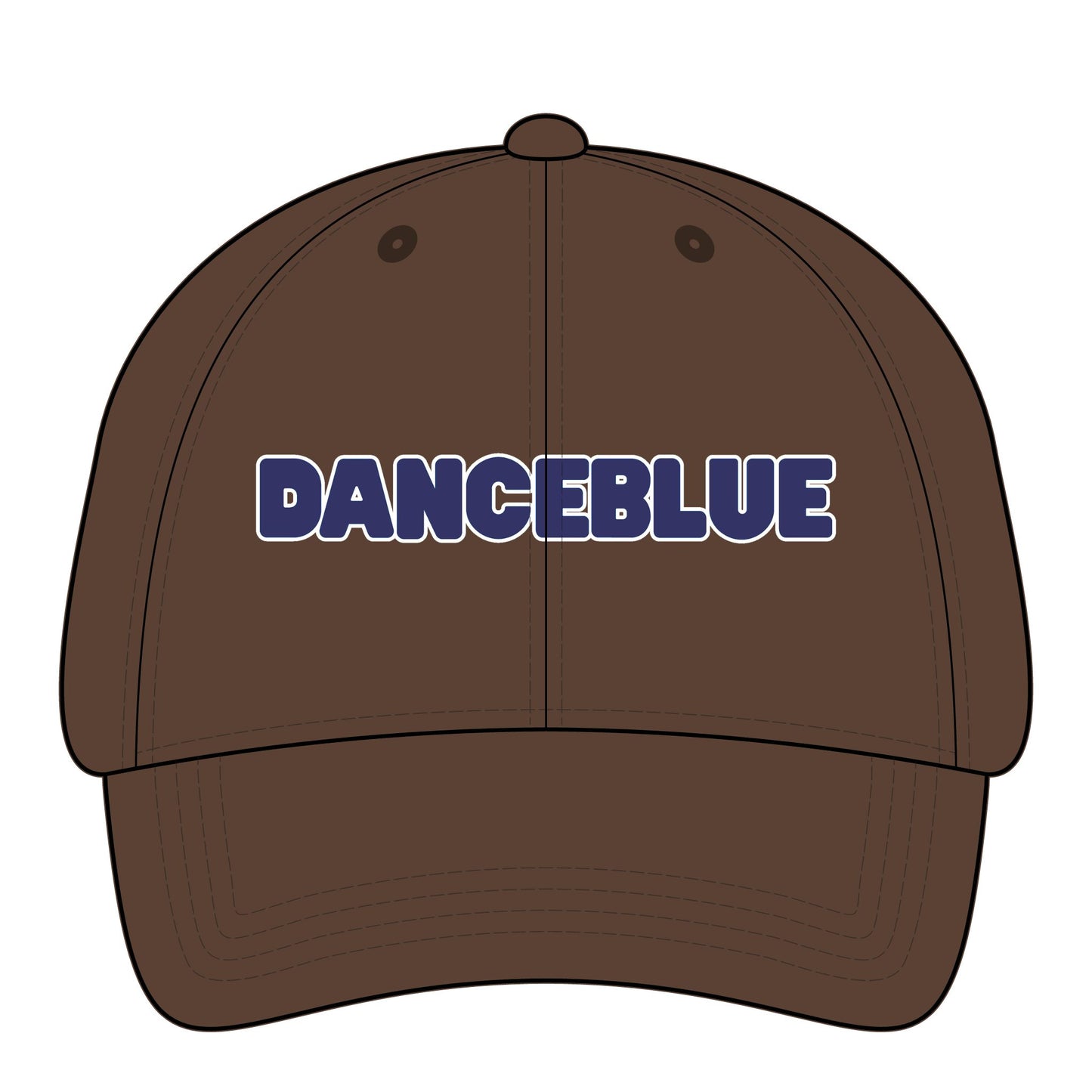 DanceBlue Hat - Kentucky Blue Font