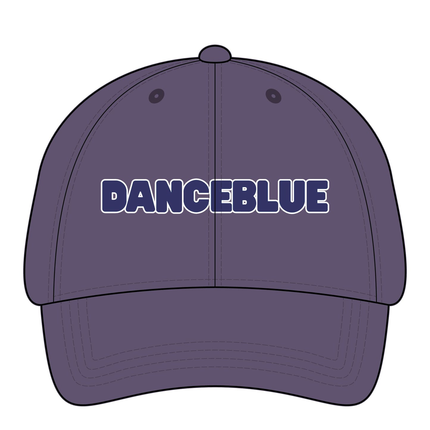 DanceBlue Hat - Kentucky Blue Font