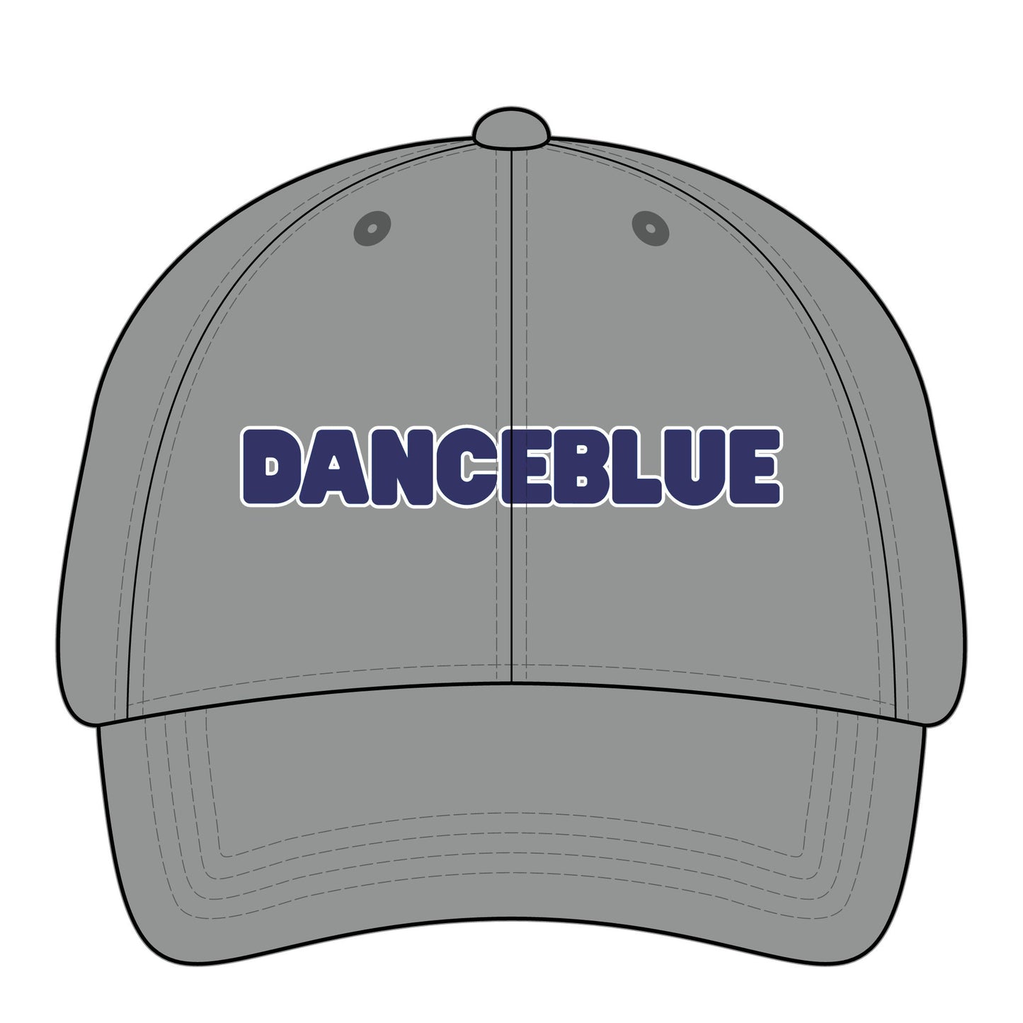 DanceBlue Hat - Kentucky Blue Font