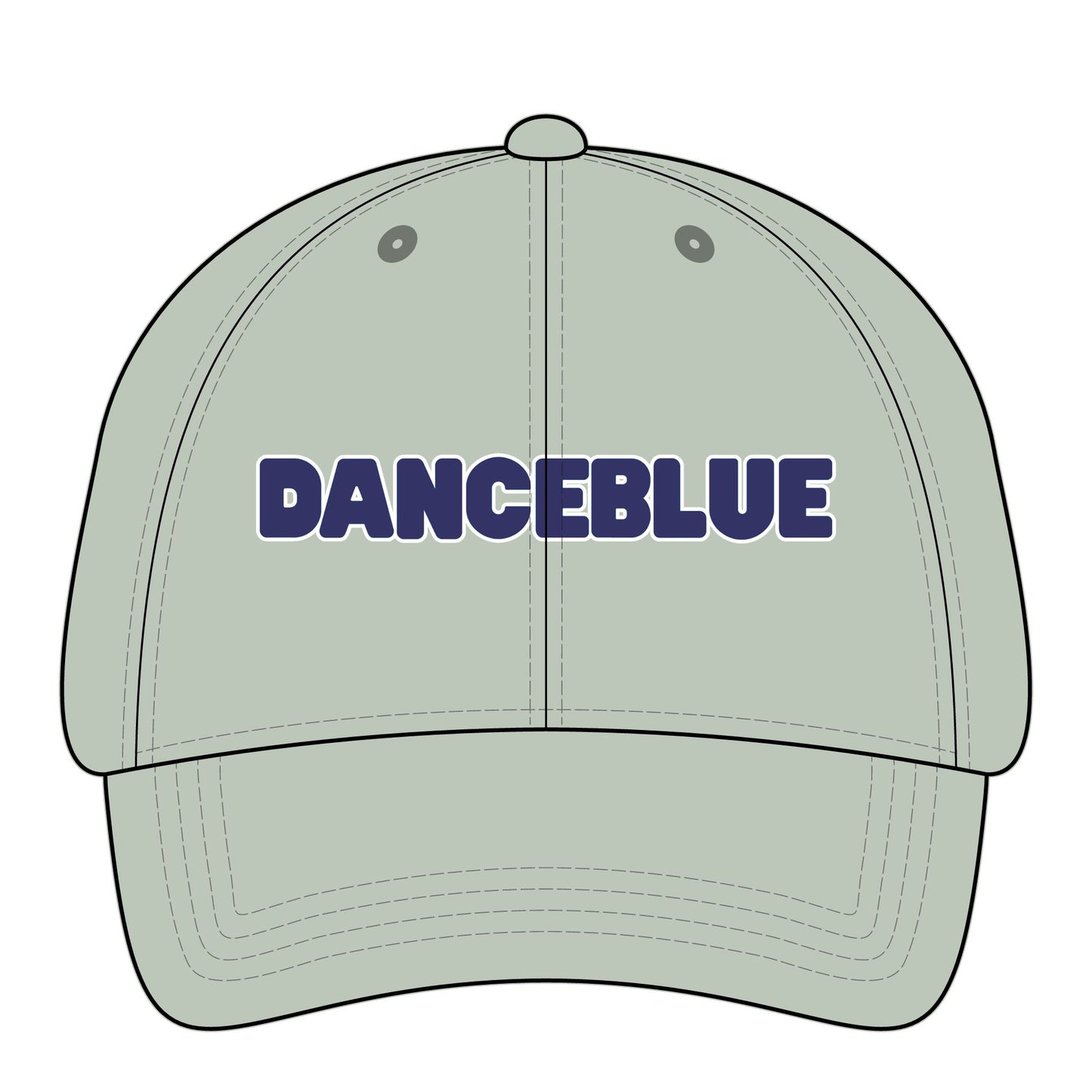 DanceBlue Hat - Kentucky Blue Font