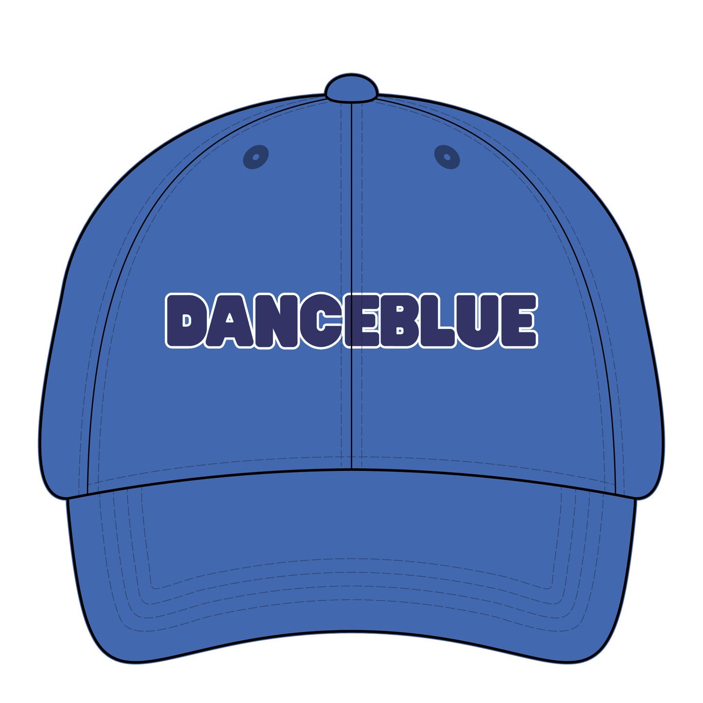 DanceBlue Hat - Kentucky Blue Font