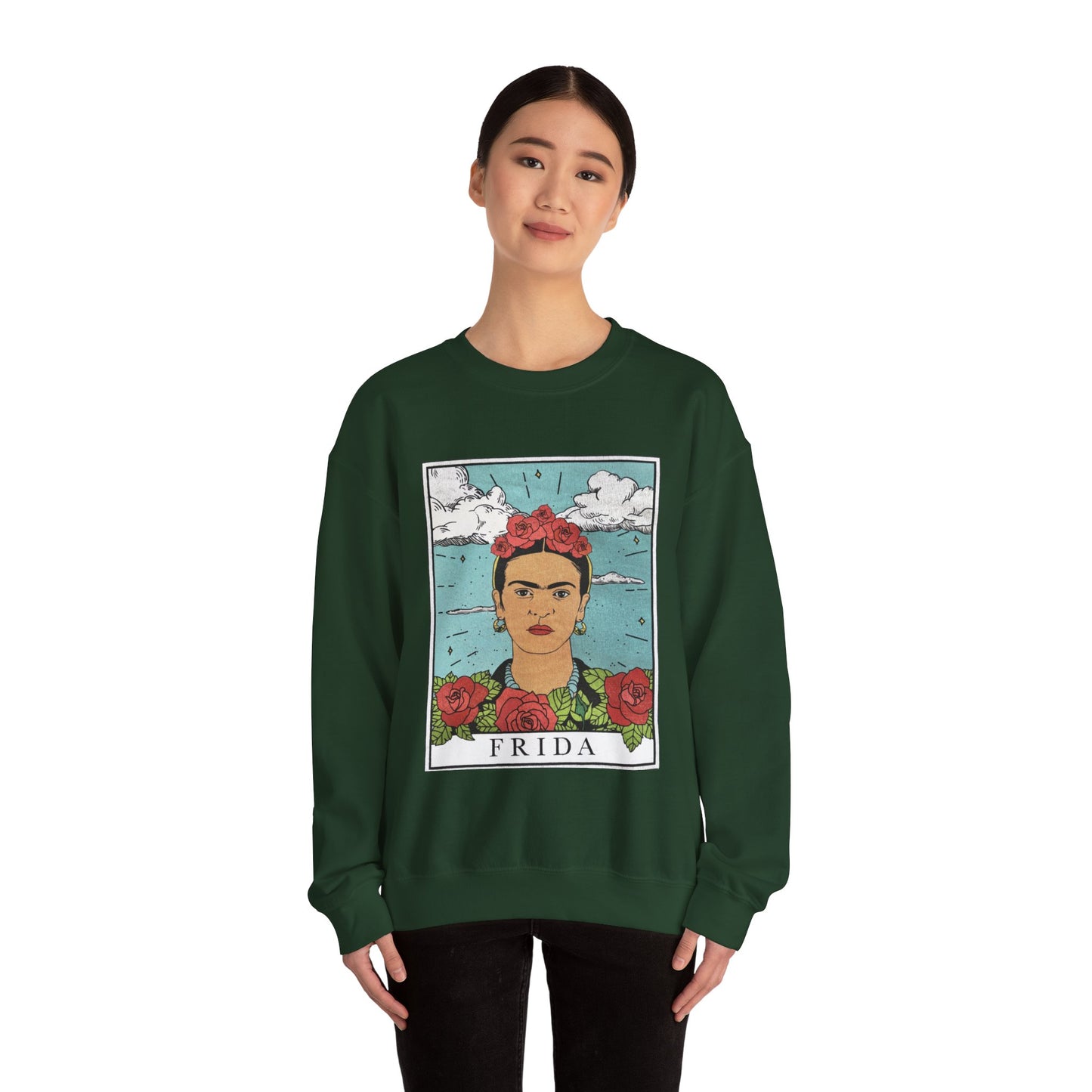 Frida Kahlo Portrait Crewneck
