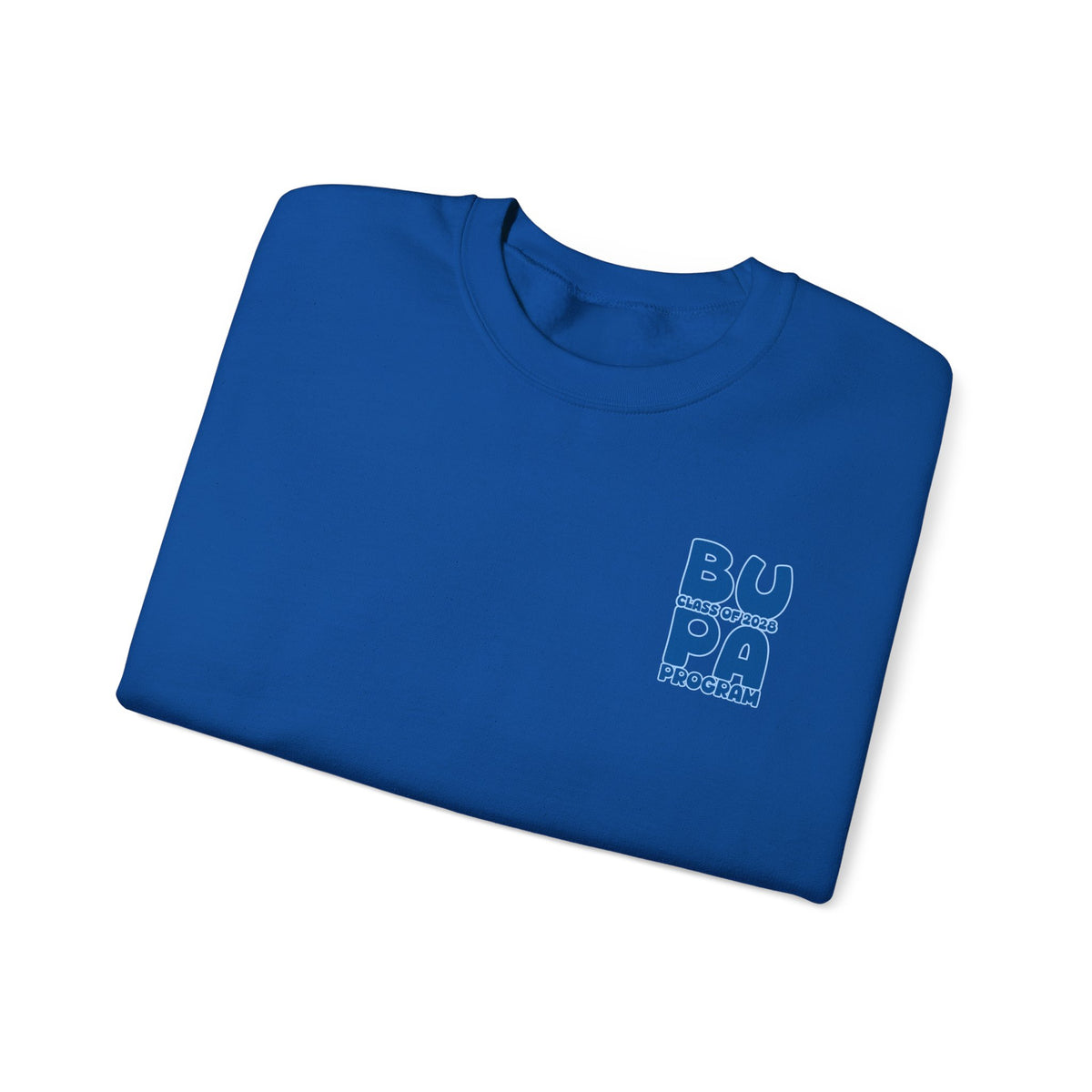 Brescia PA Program Blue Ombre Graphic Crewneck Sweatshirt