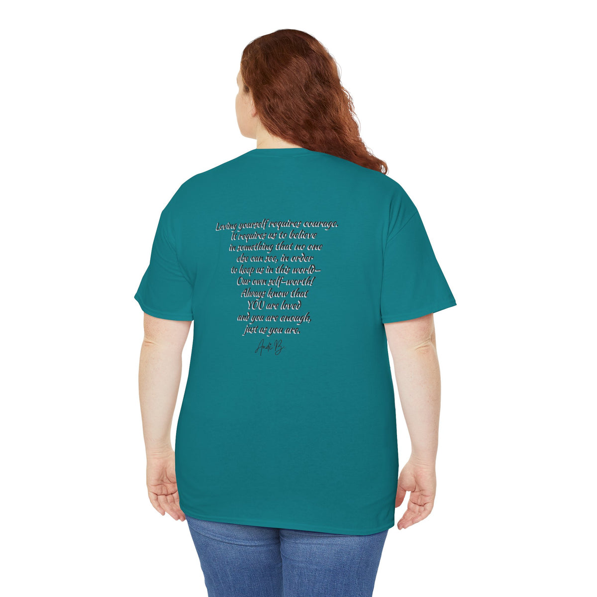 Goddess Sized Tee — "I'm not fat, I'm Goddess Sized" Empowerment T‑Shirt | Andi B. Designs
