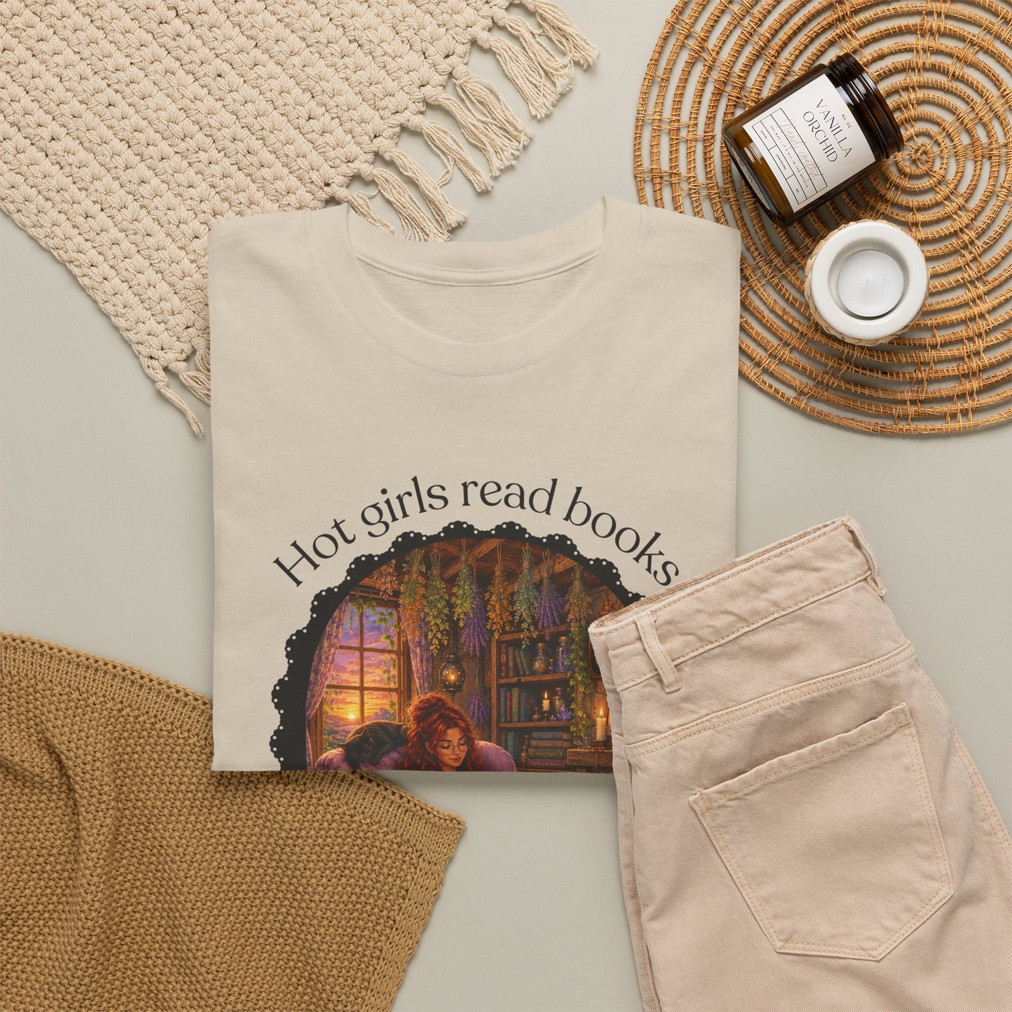 Hot Girls Read Books Tshirt | Andi B. Designs