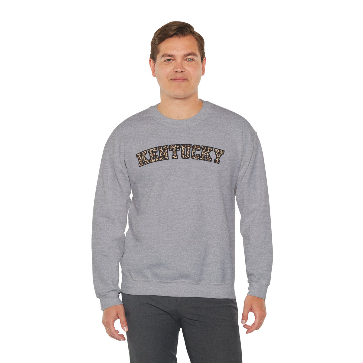 Kentucky Leopard Crewneck Sweatshirt